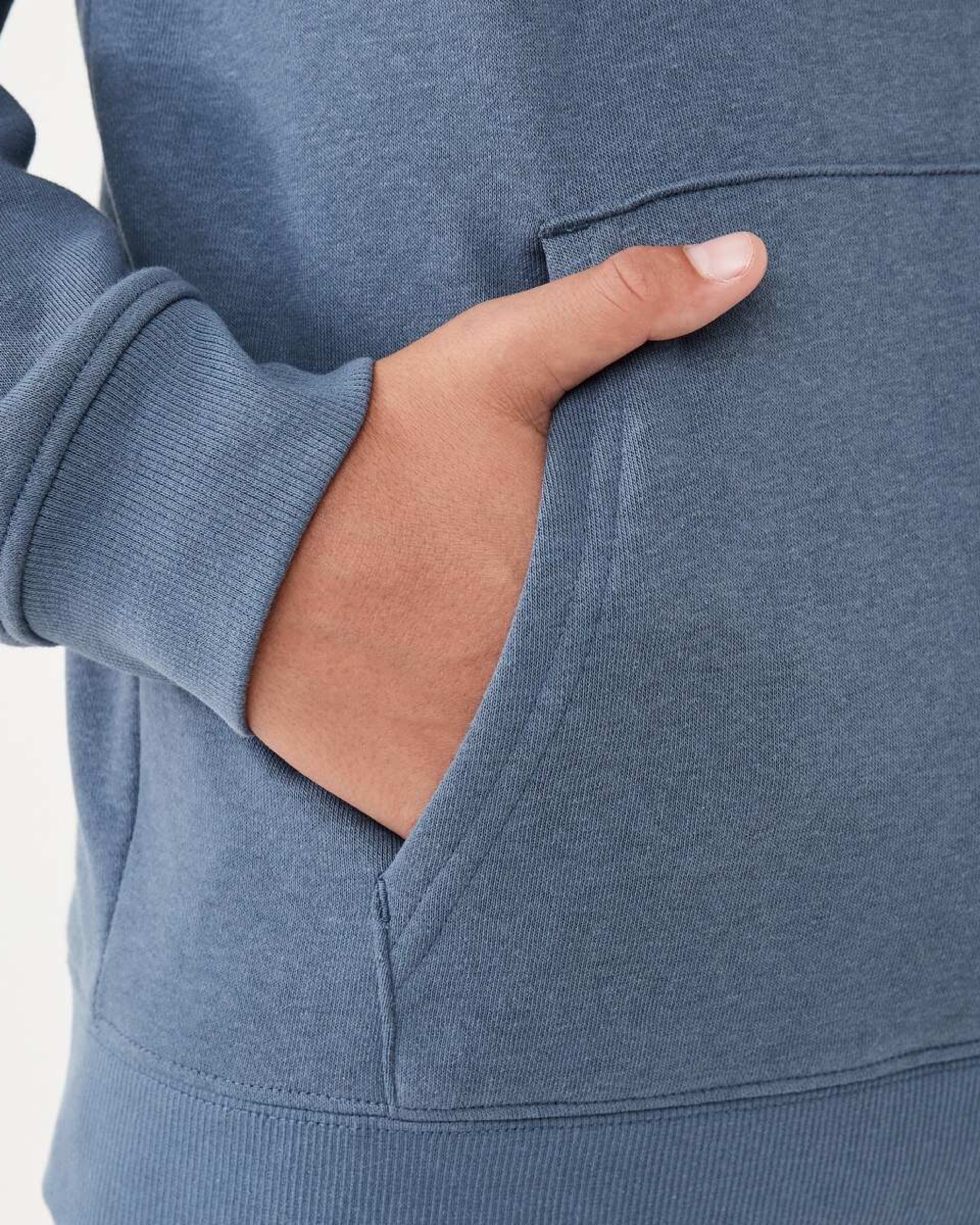 5 Oversized Hoodie With Pocket Vintg Blue, 5 of 10