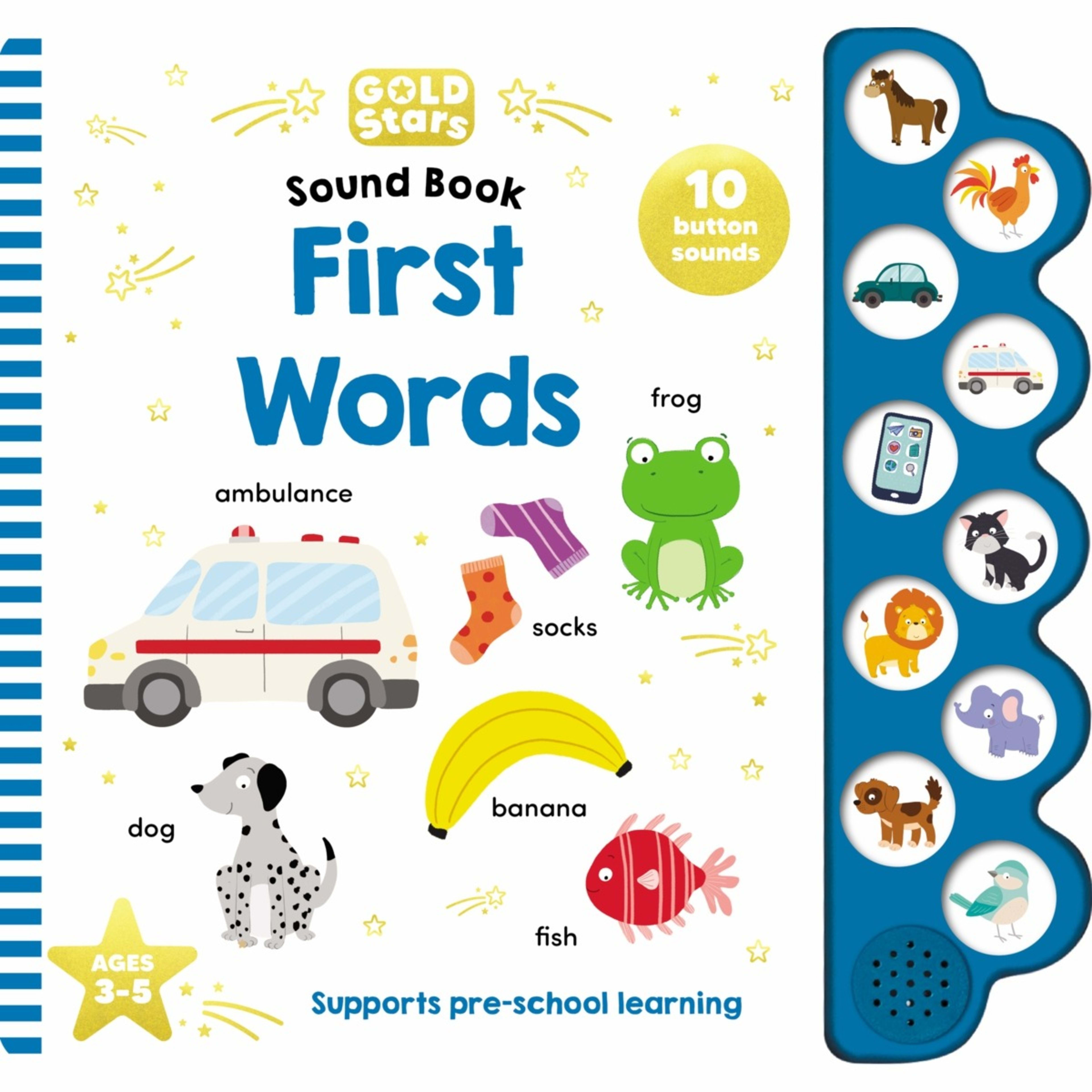 Gold Stars: First Words 10-Button Sound Book