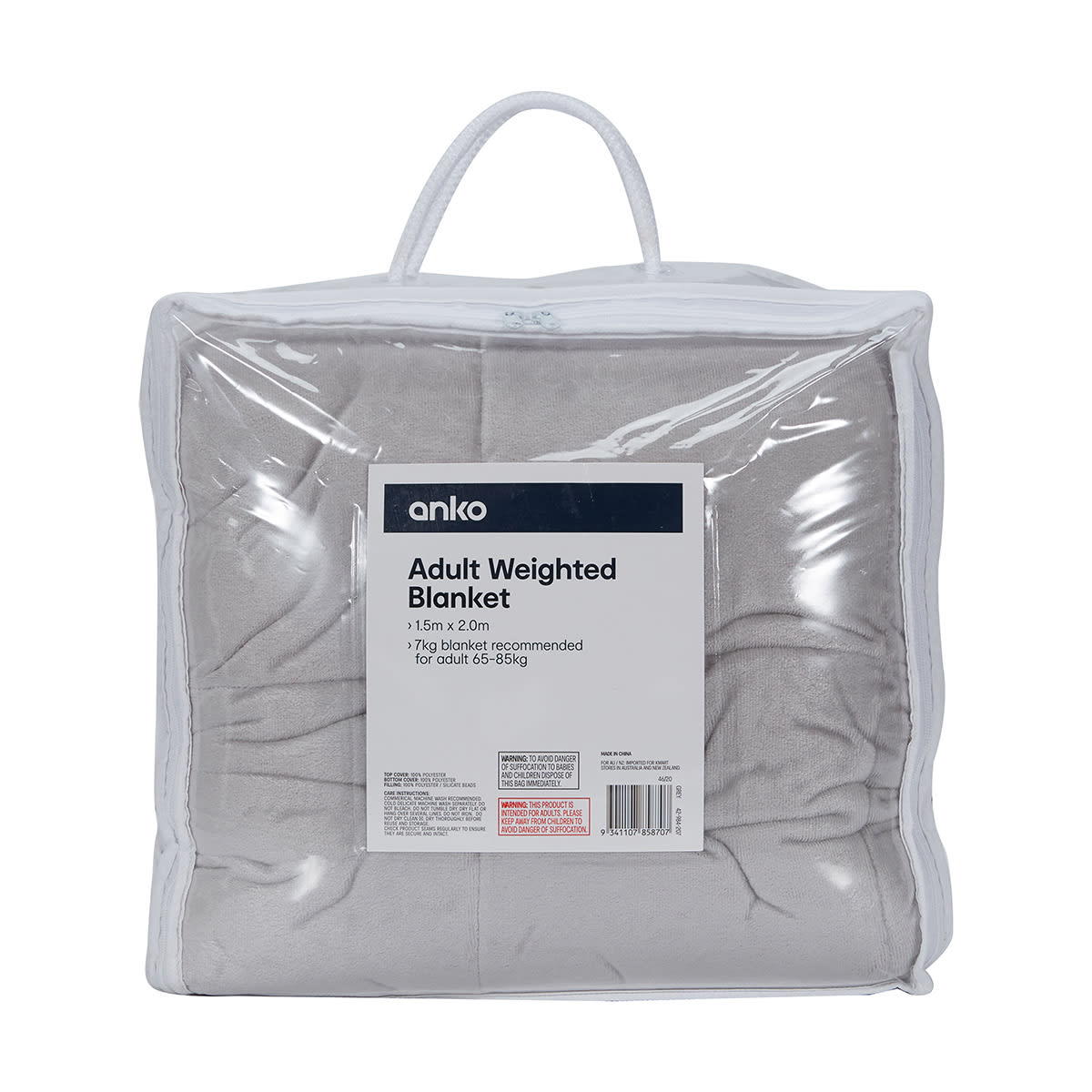 Adult Weighted Blanket Grey Kmart NZ