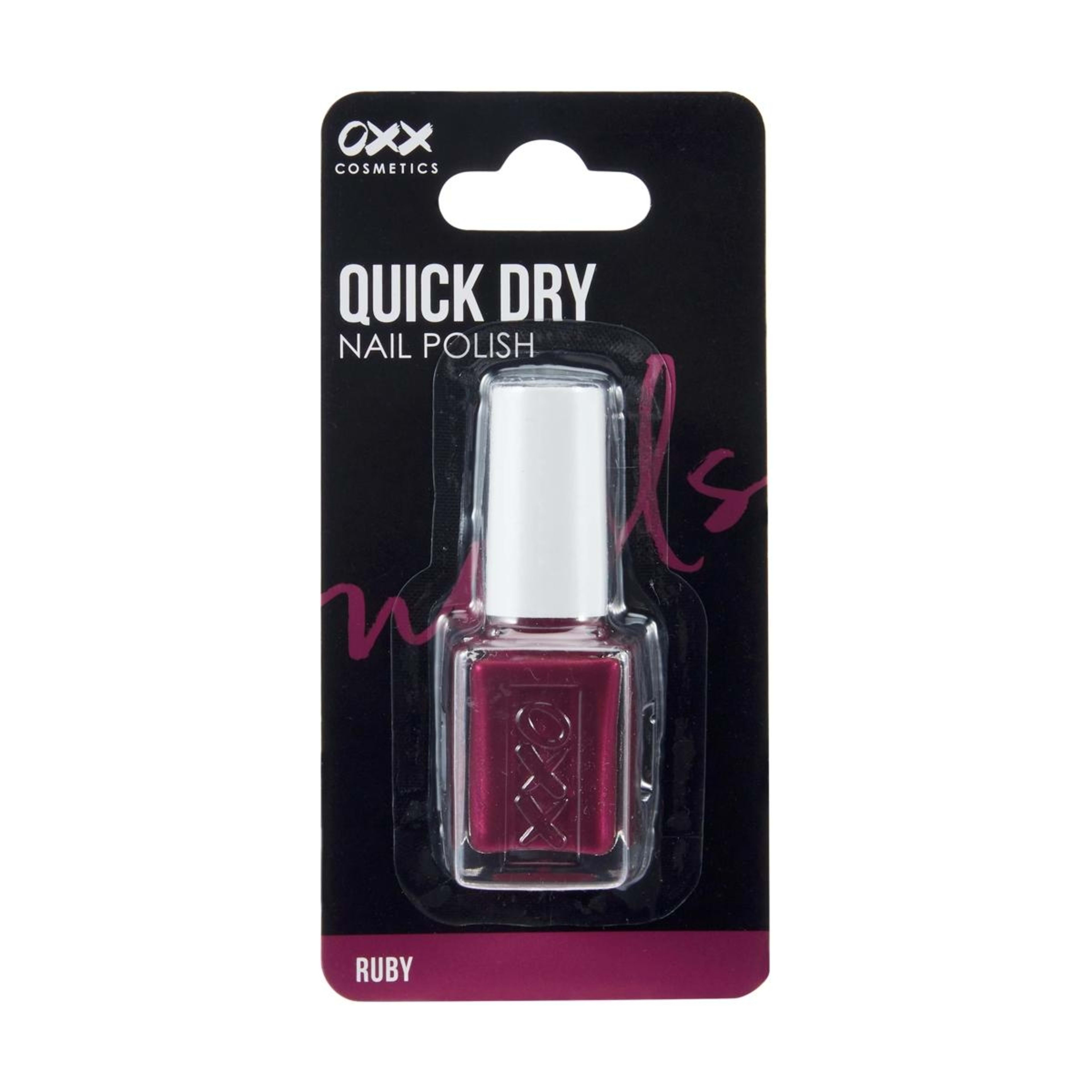 4 OXX Cosmetics Quick Dry Nail Polish - Ruby, 4 of 4