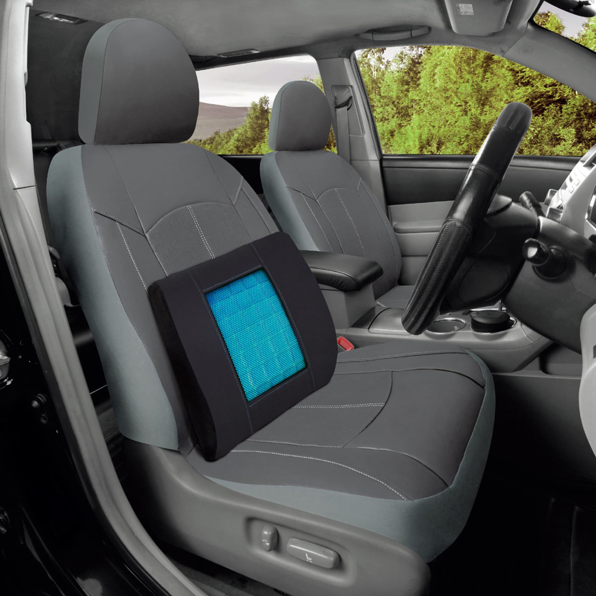 Memory Foam Gel Cooling Back Support Kmart