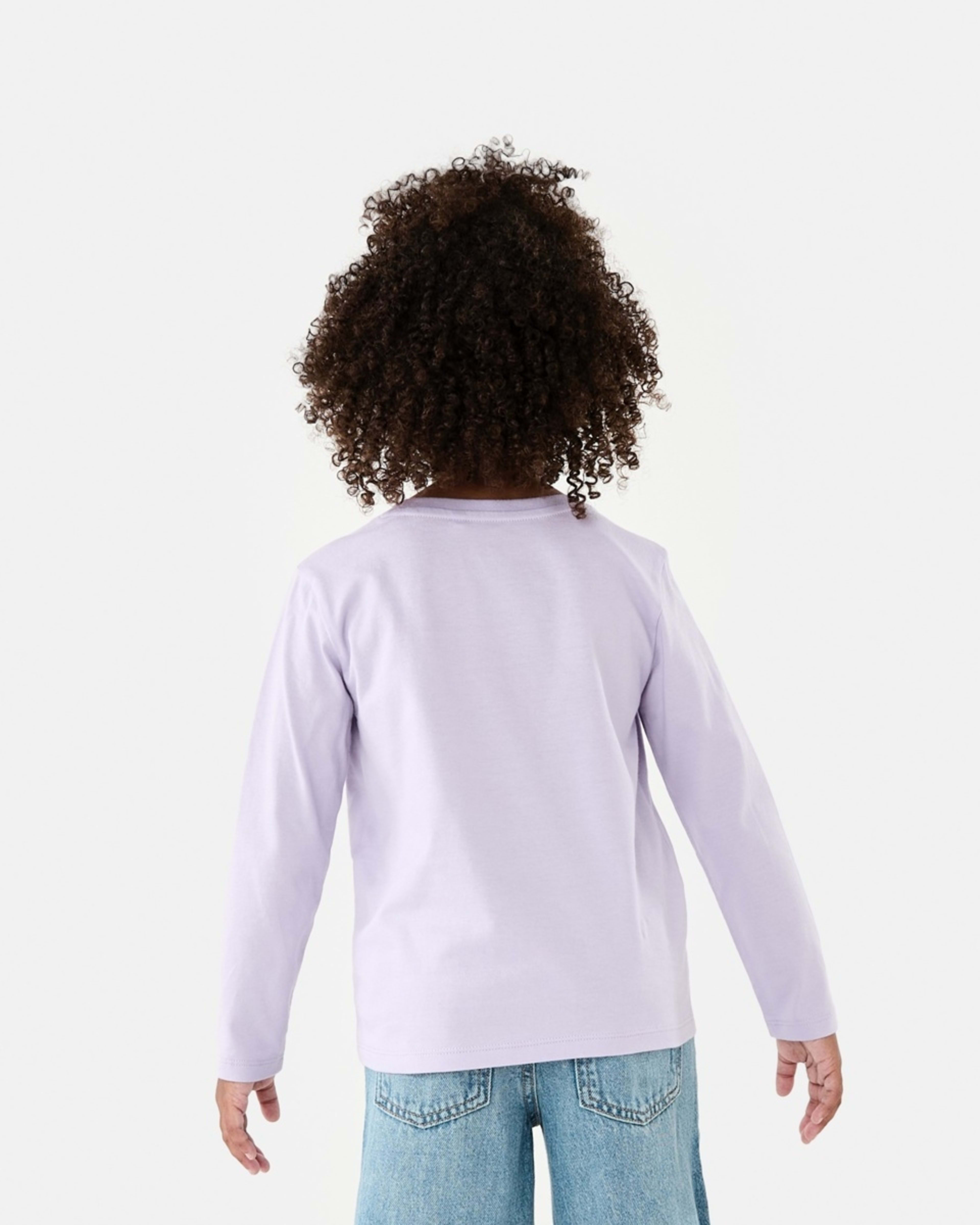 2 Long Sleeve Pocket T-shirt Pst Purple, 2 of 8