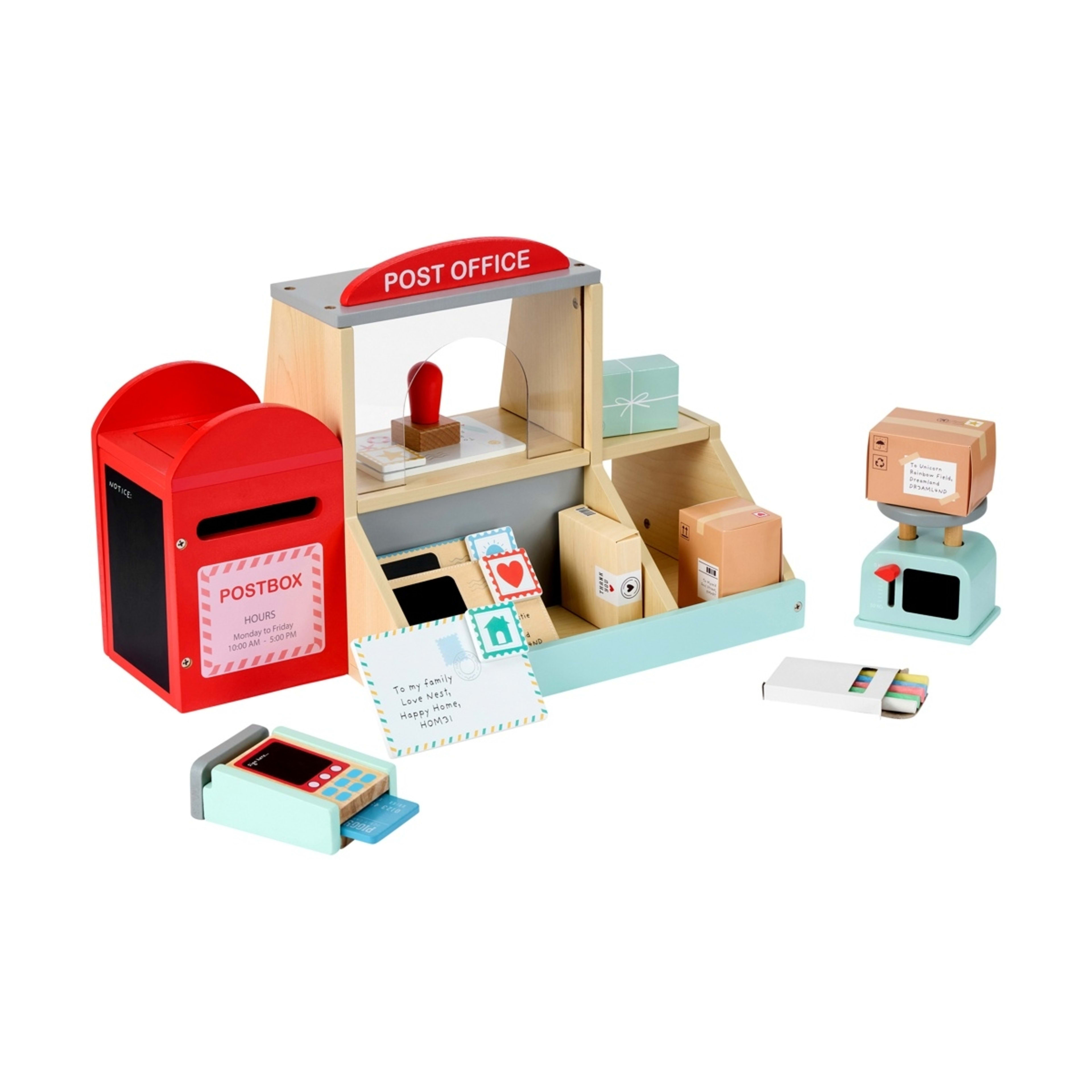 1 18 Piece Wooden Post Office
