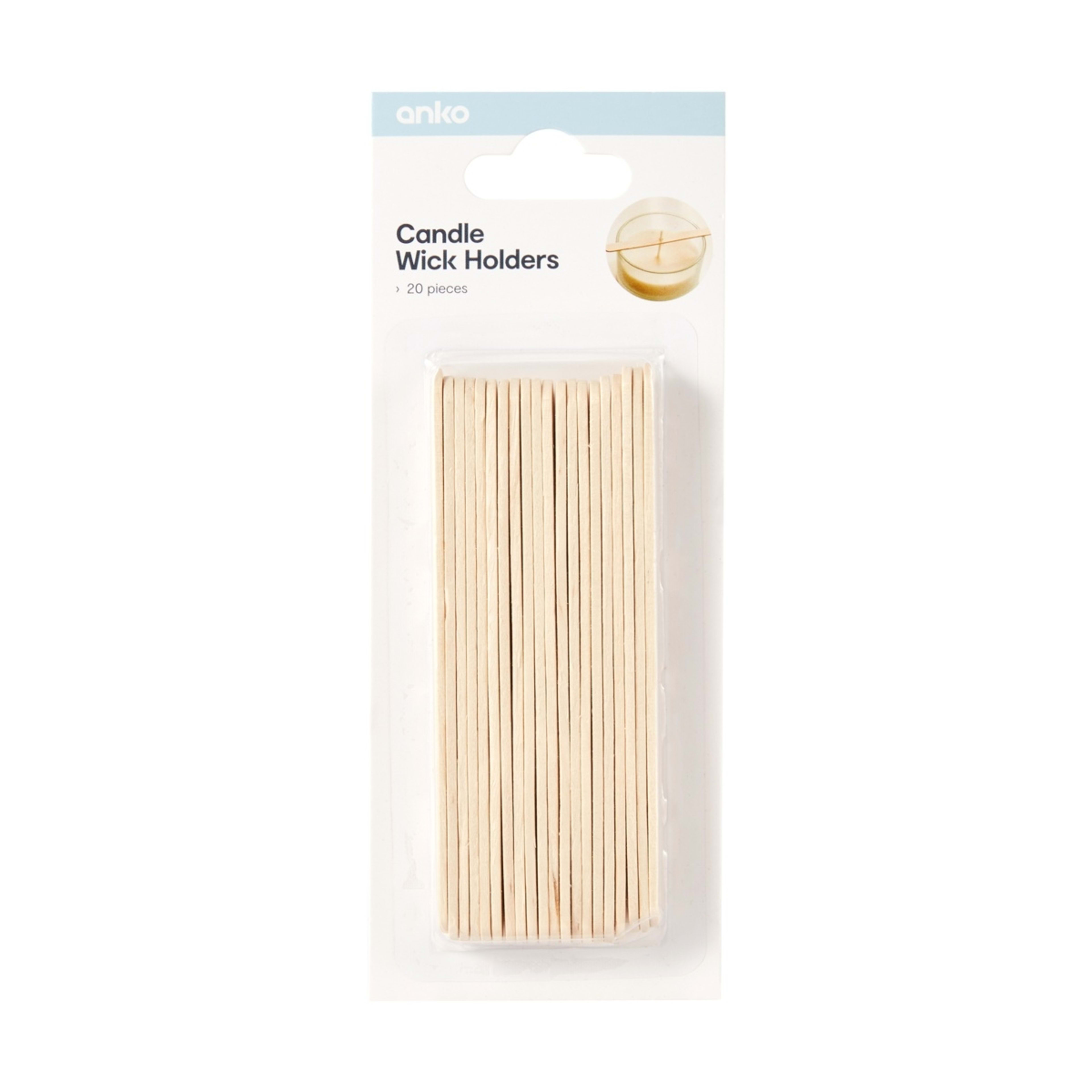 1 20 Piece Candle Wick Holders, 1 of 4
