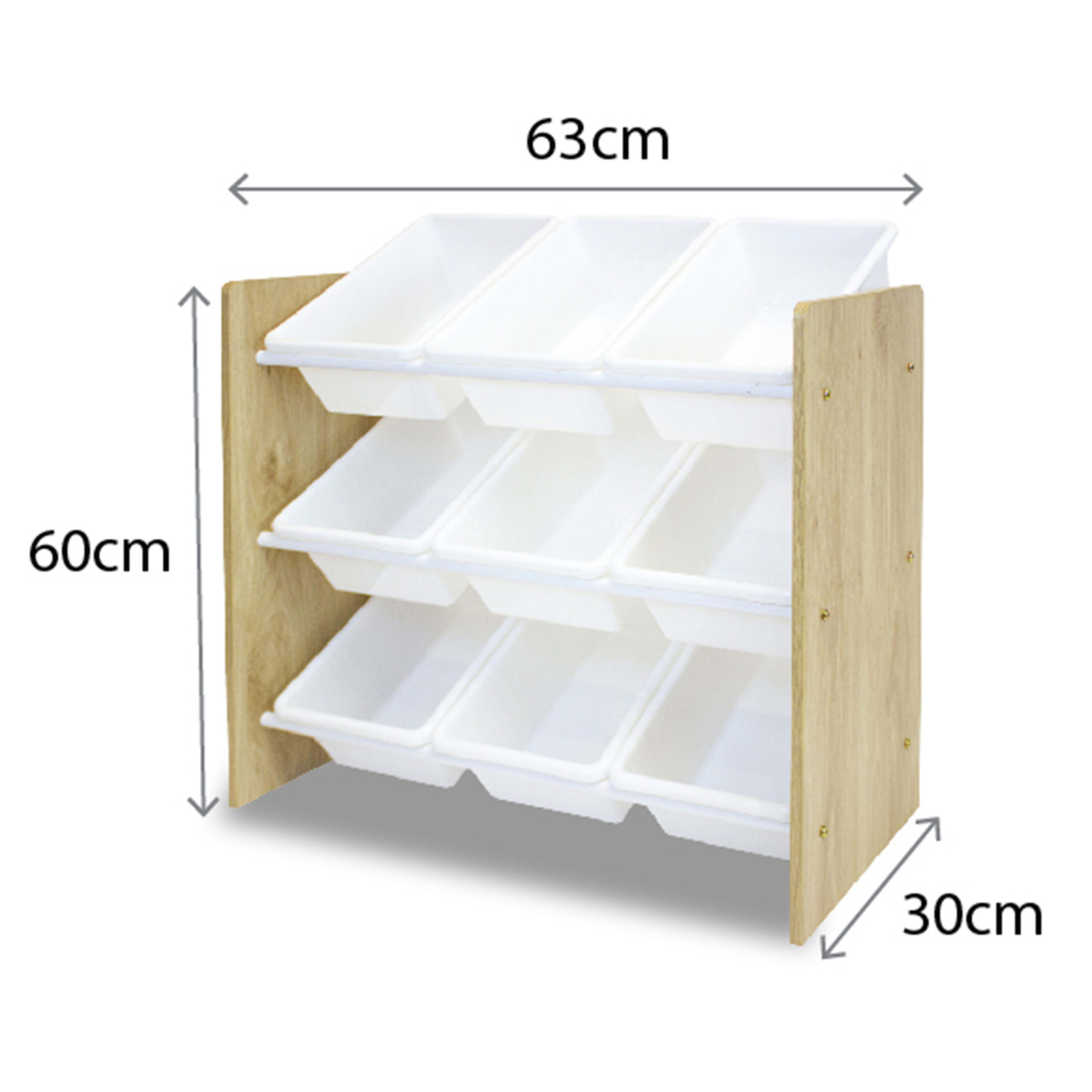 10 Kids Small 9-Tub Storage Organiser, 10 of 10