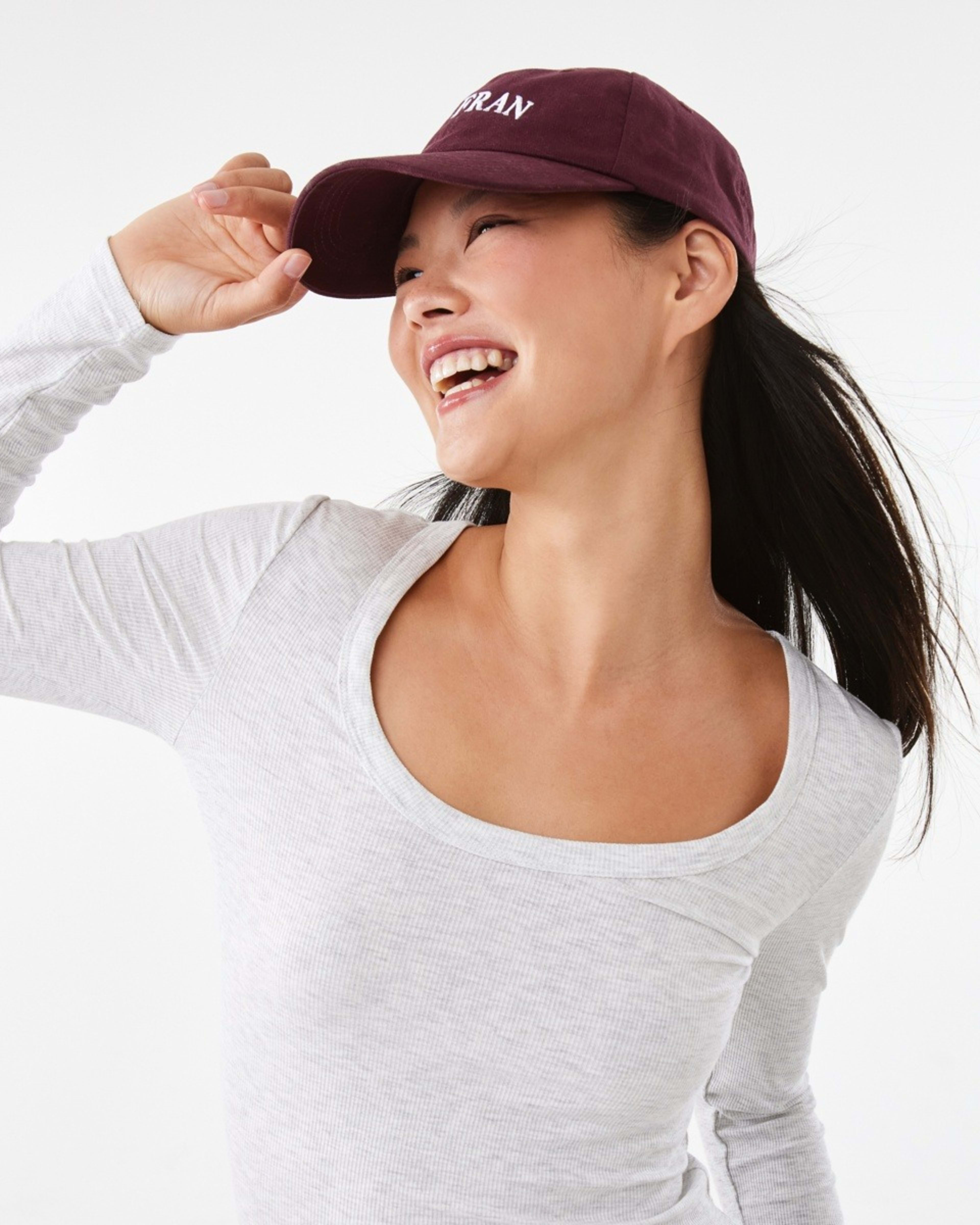 5 Slogan Cap SAN FRAN WARM MULBERRY, 5 of 7