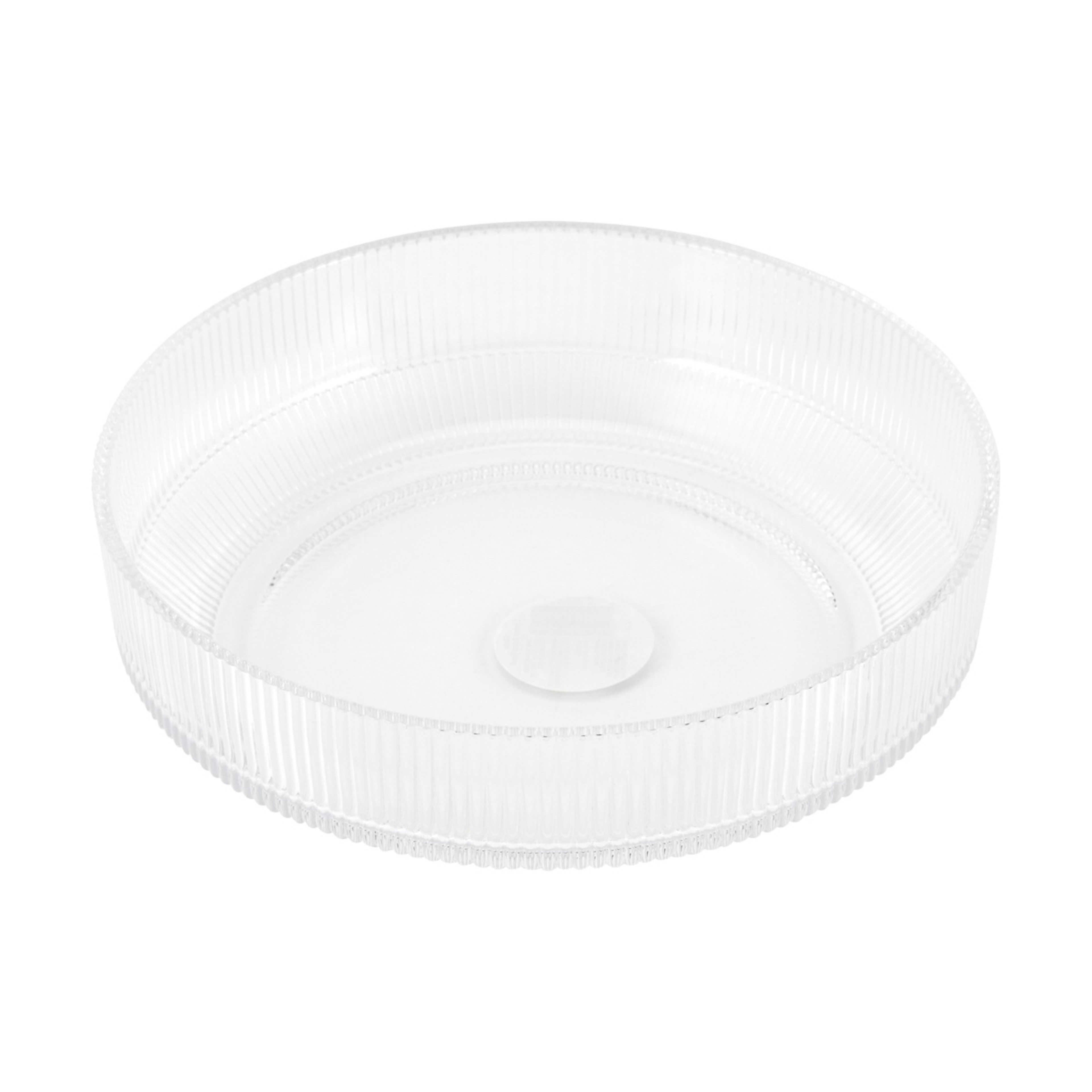 1 Clear Glass Linear Salad Bowl