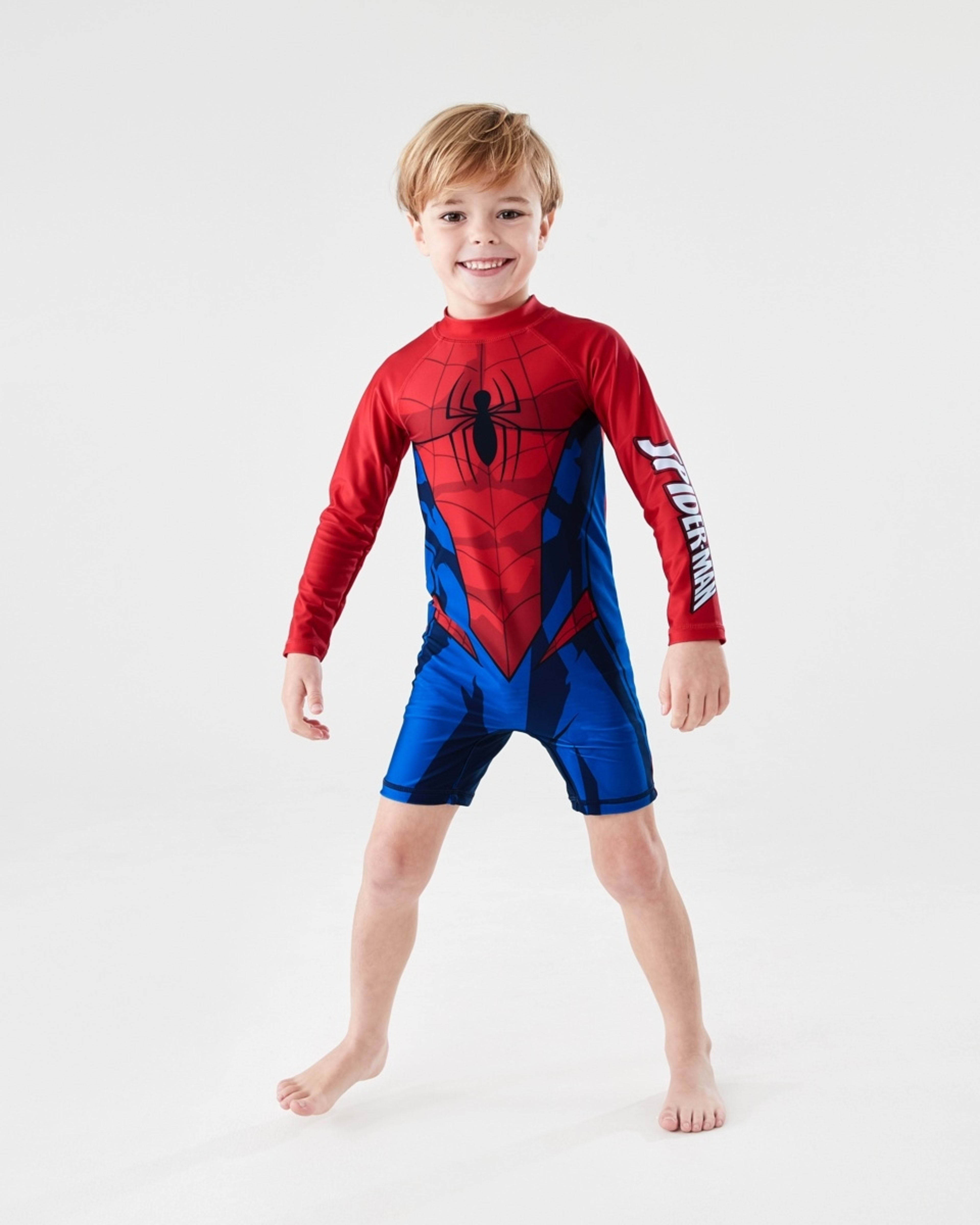 6 Spider-Man License Long Sleeve Swimsuit SPIDERMAN, 6 of 7