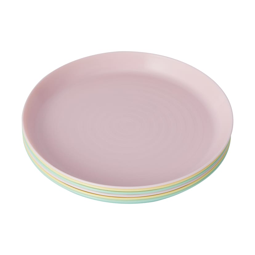 6 Pack Pastel Plates Kmart