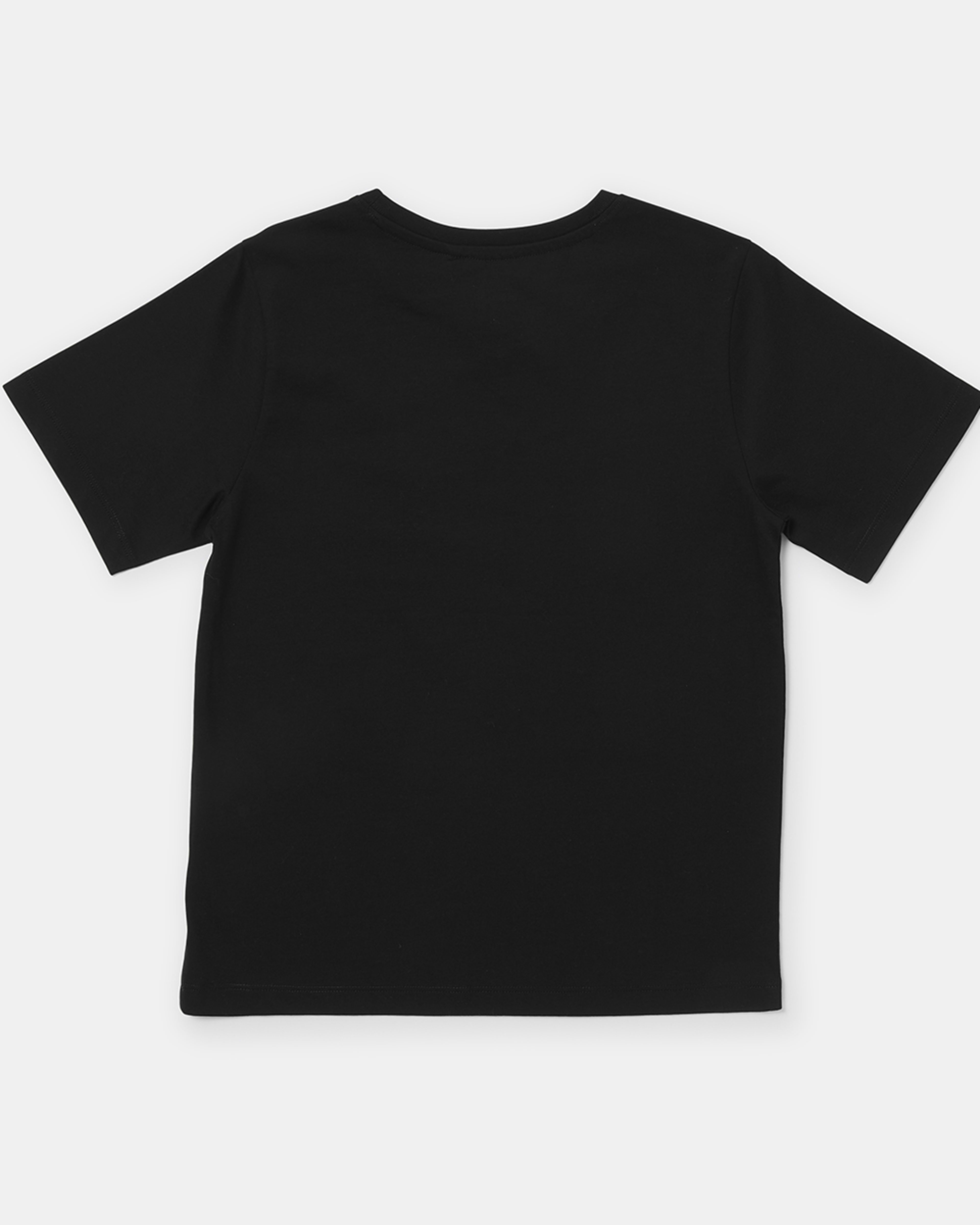 8 Short Sleeve Plain T-shirt BLACK, 8 of 8