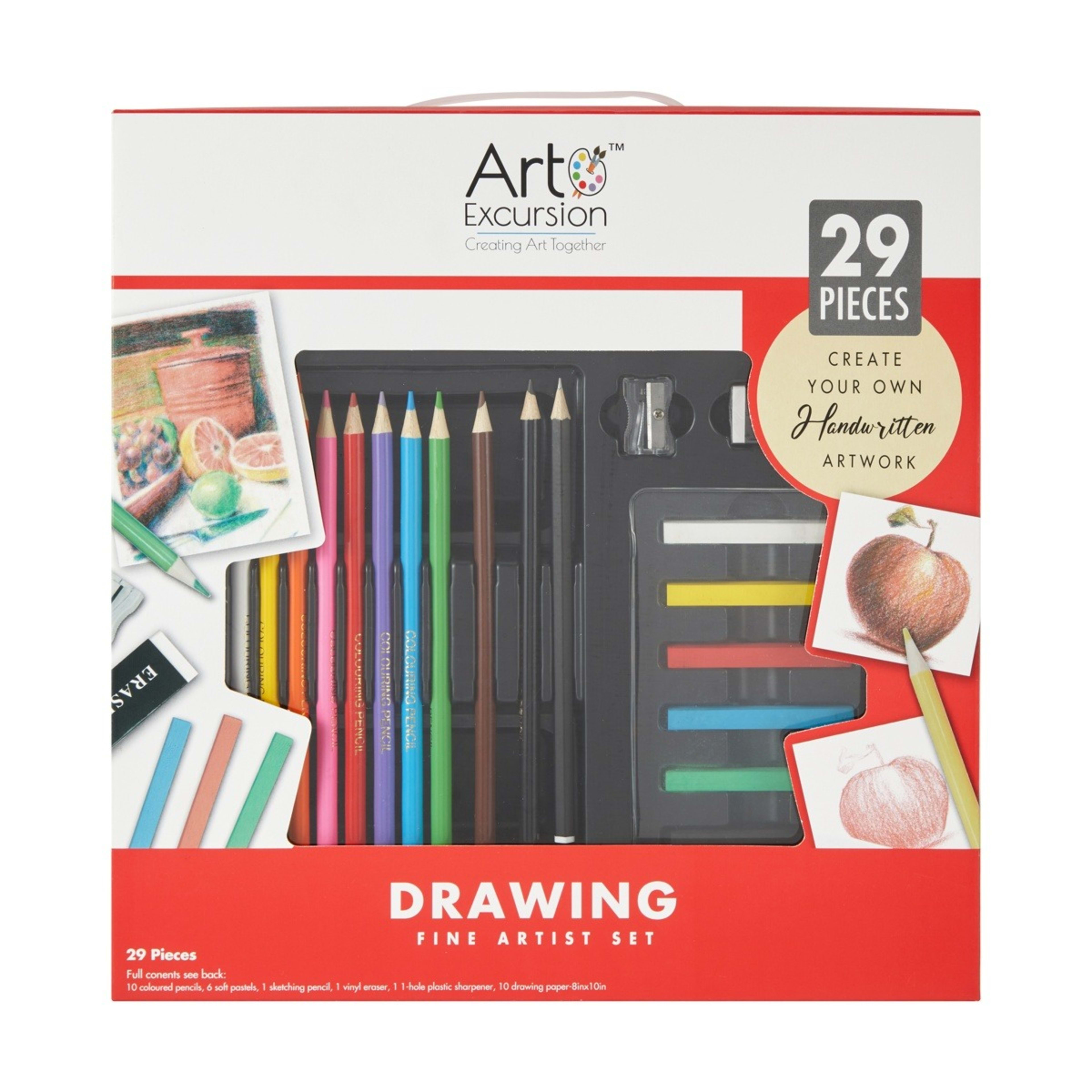 1 29 Piece Drawing Fine Artist Set