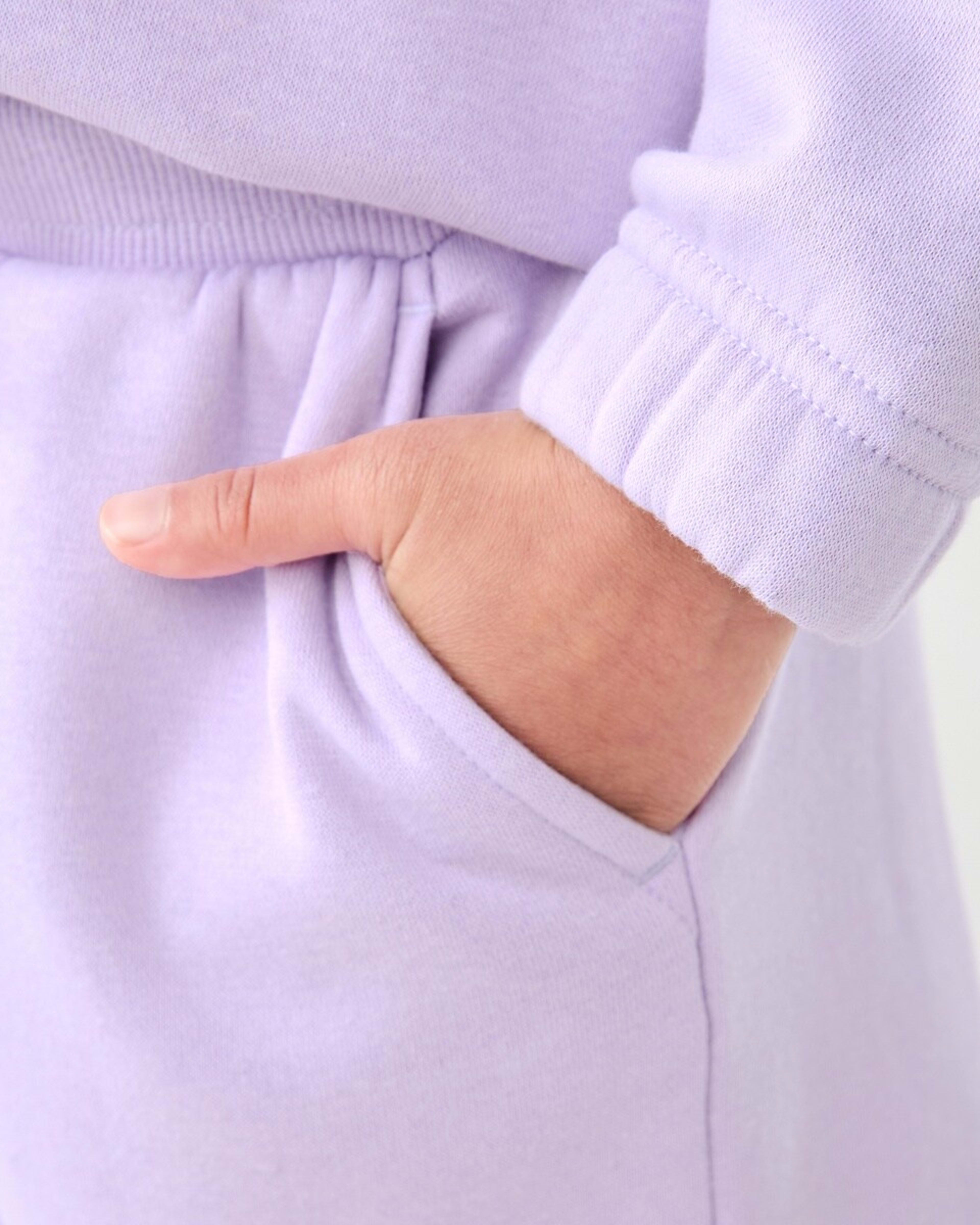 4 Fleece Shorts PASTEL LILAC, 4 of 7