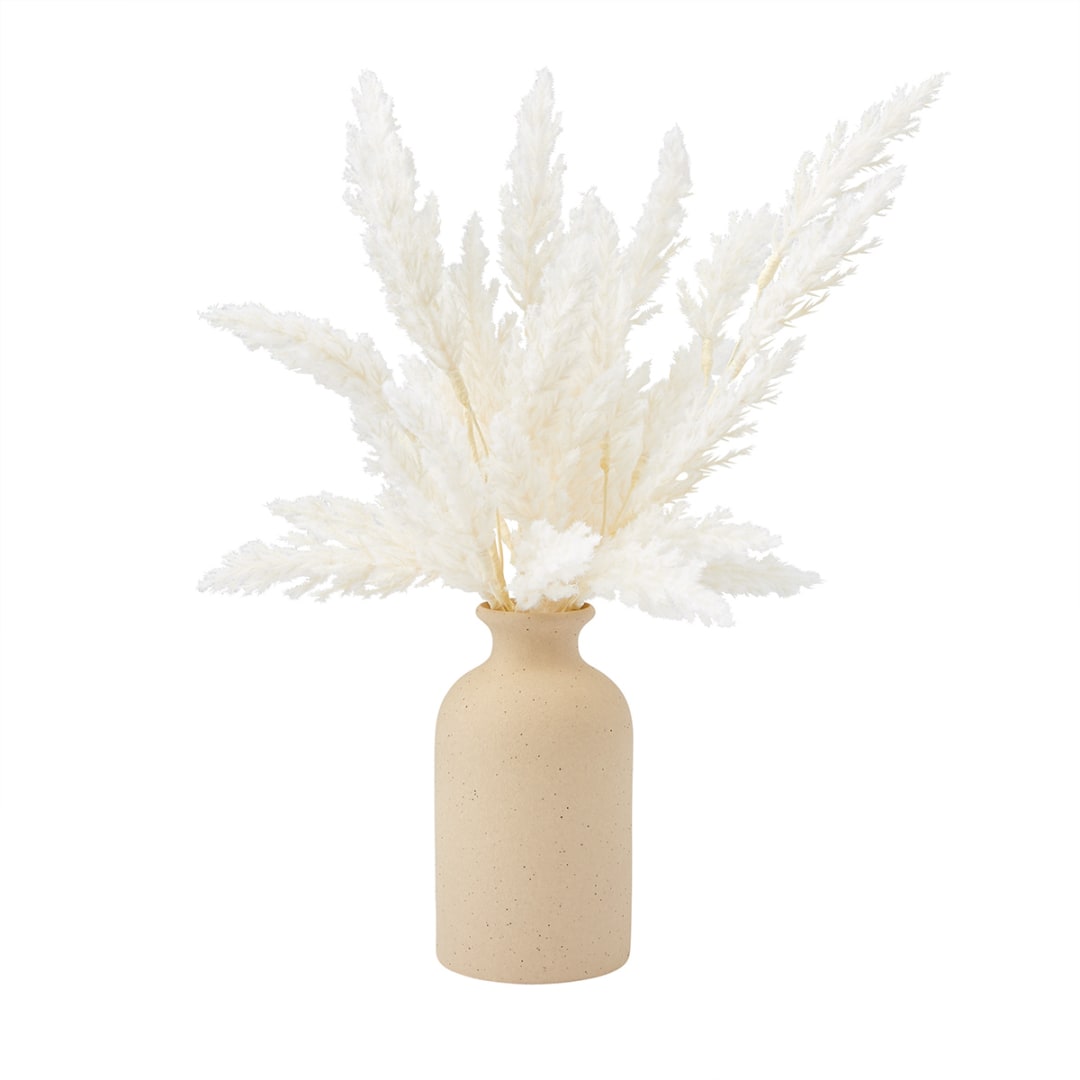 Artificial Pampas Grass in Vase Kmart