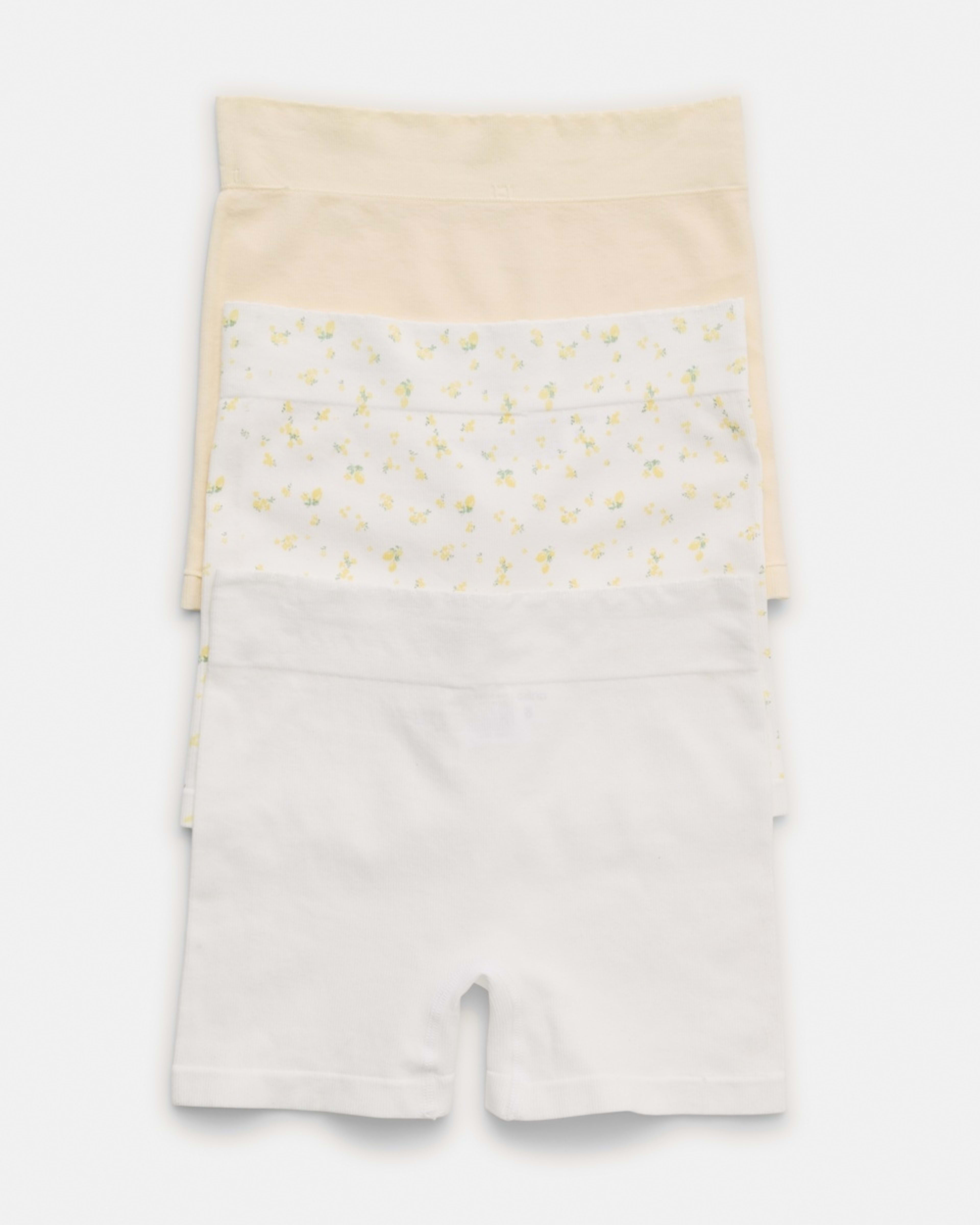 2 3 Pack Seamfree Rib Boyleg Shorties Lemoncello, 2 of 10