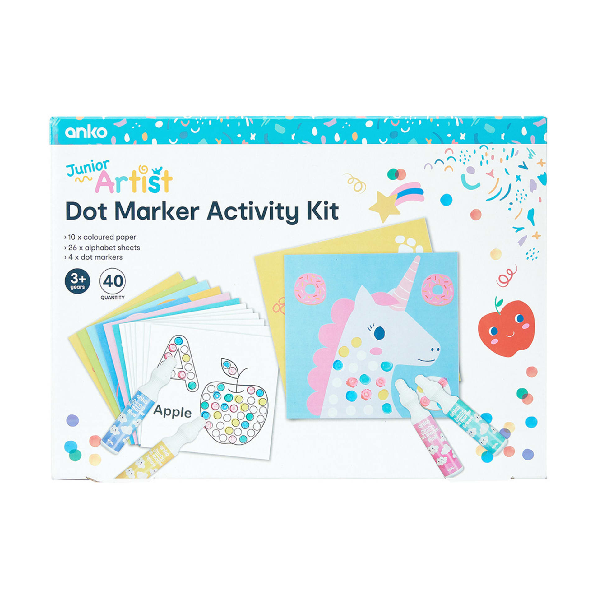 40 Pack Dot Marker Activity Kit Kmart
