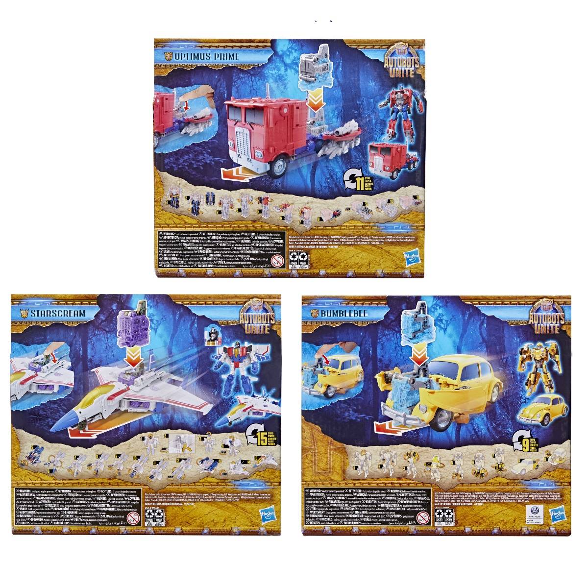 Transformers Rise of the Beasts Autobots Unite Action Figures