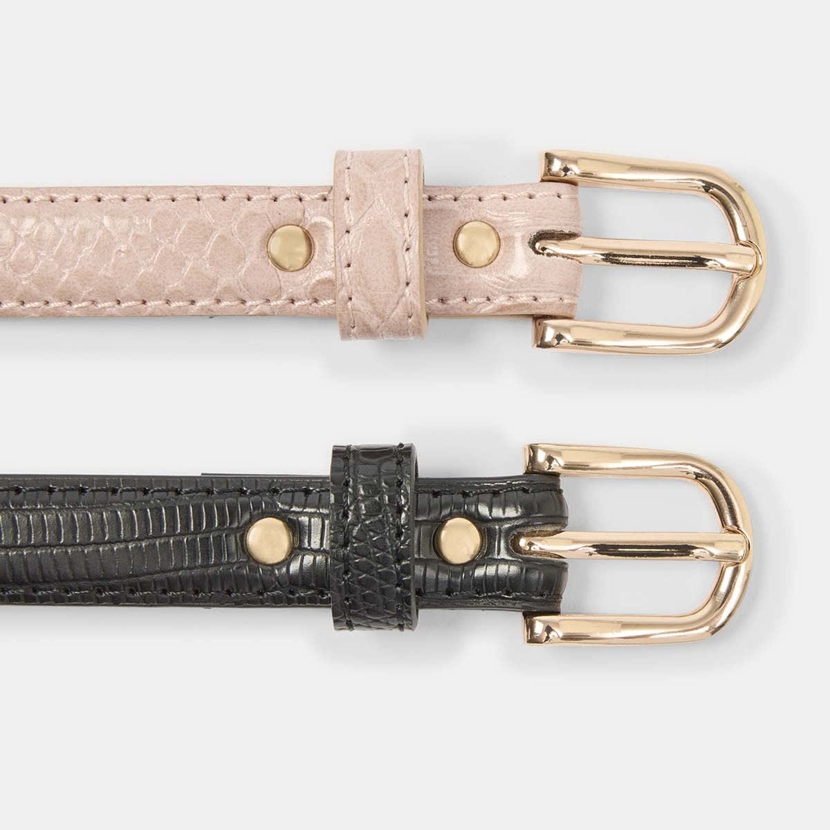 2 Pack Skinny Belt Kmart