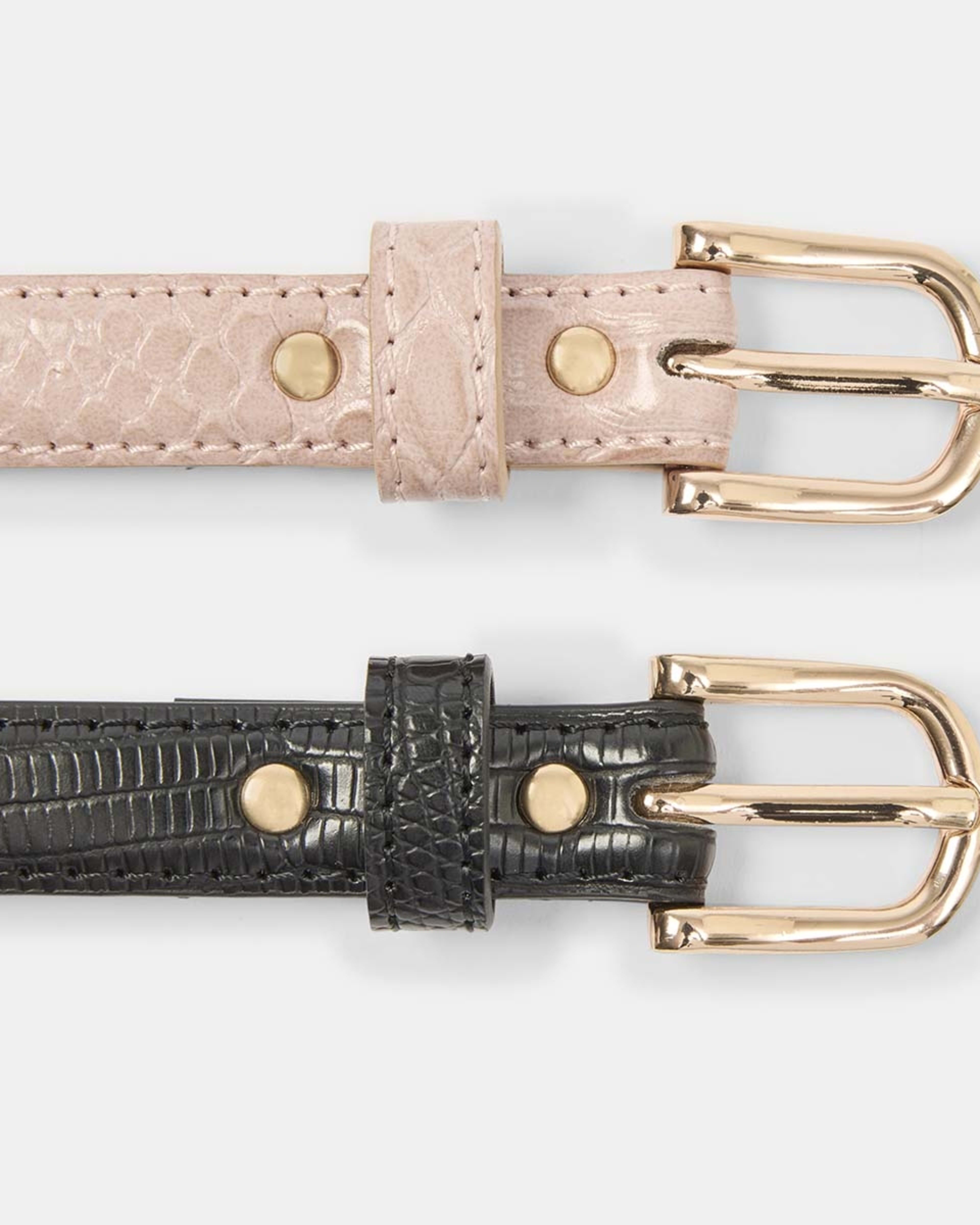 2 Pack Skinny Belt Kmart