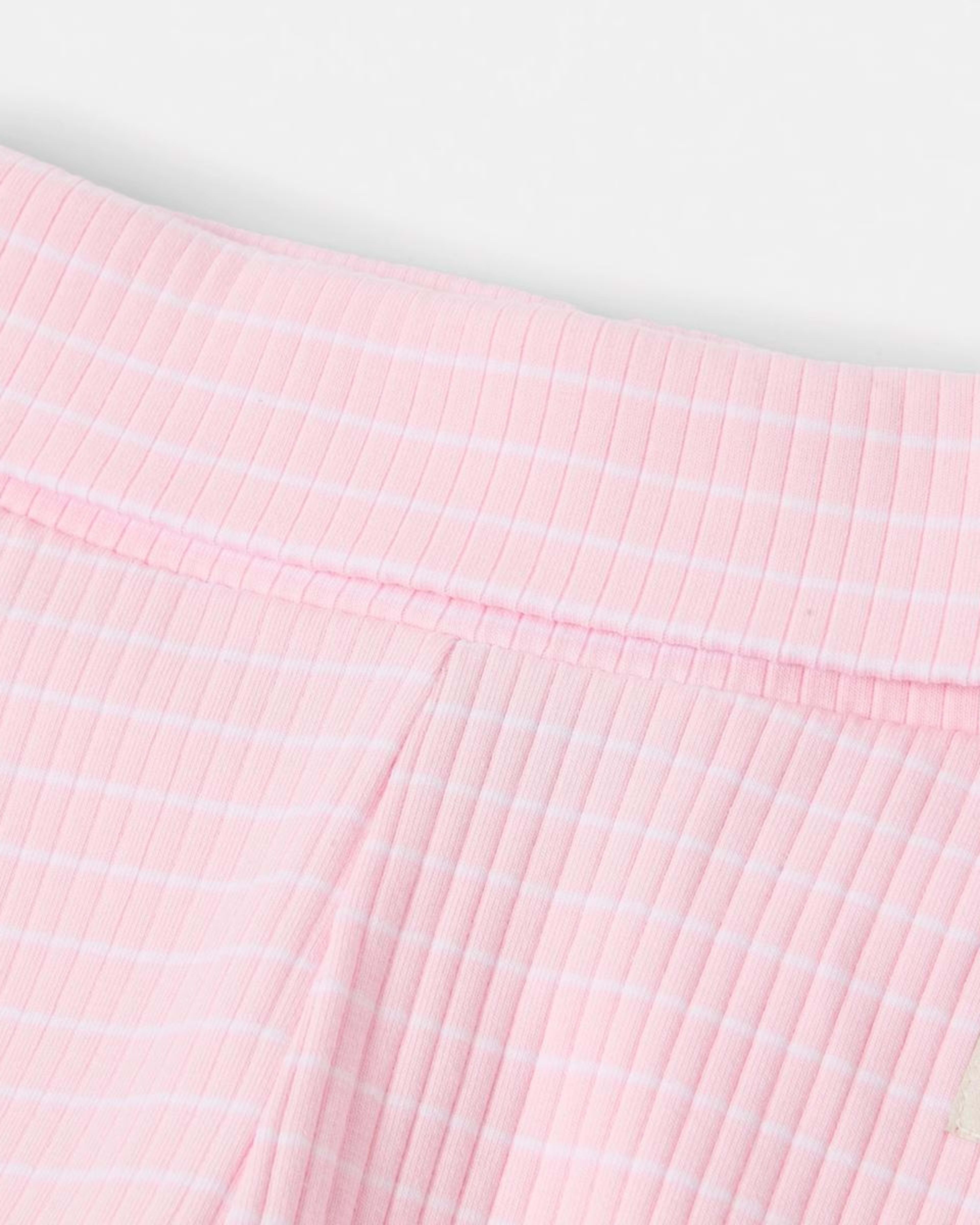 6 2 Piece Long Sleeve Wrap Newborn Set PINK STRIPE, 6 of 7