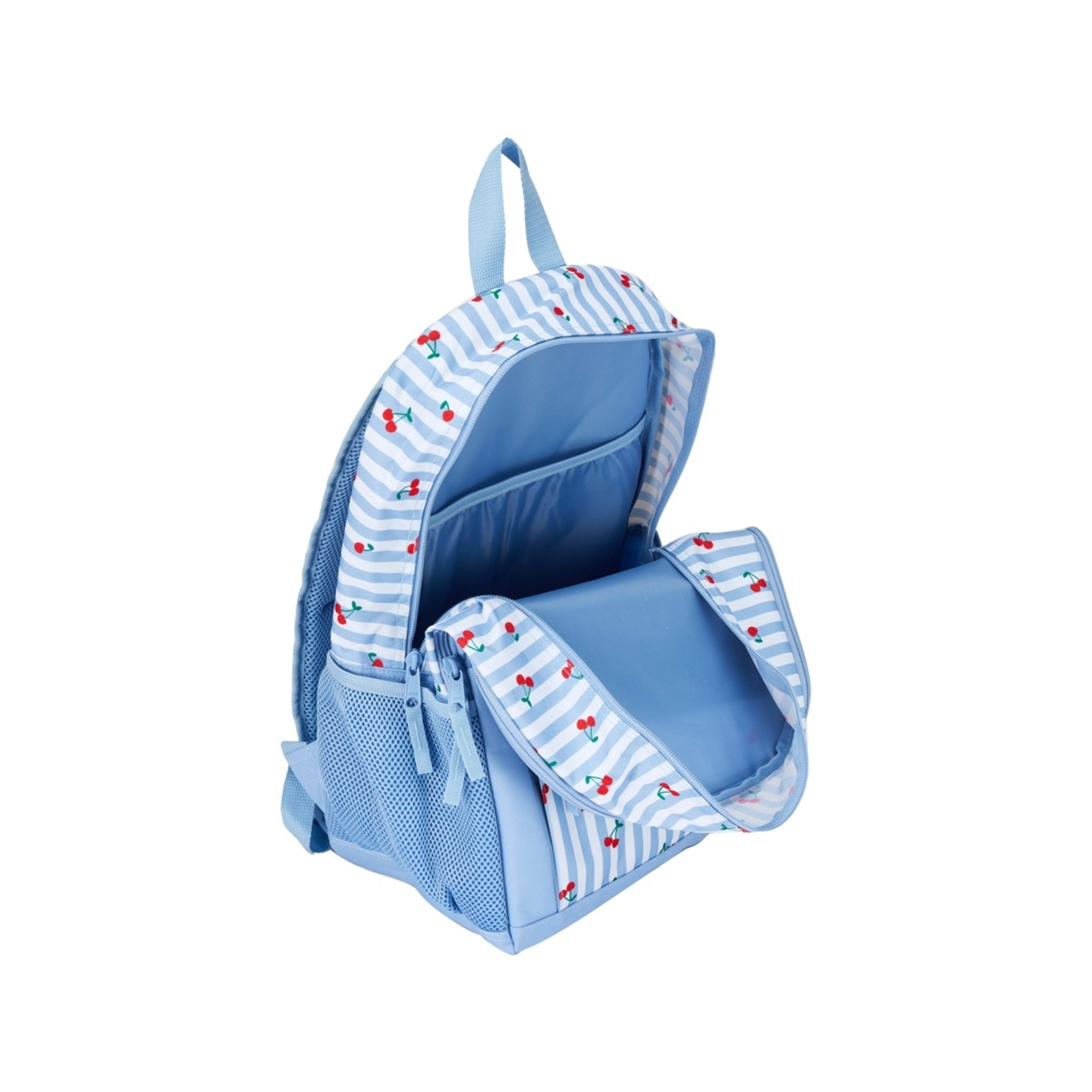 4 3 Piece Cherry Backpack Set - Blue, 4 of 7