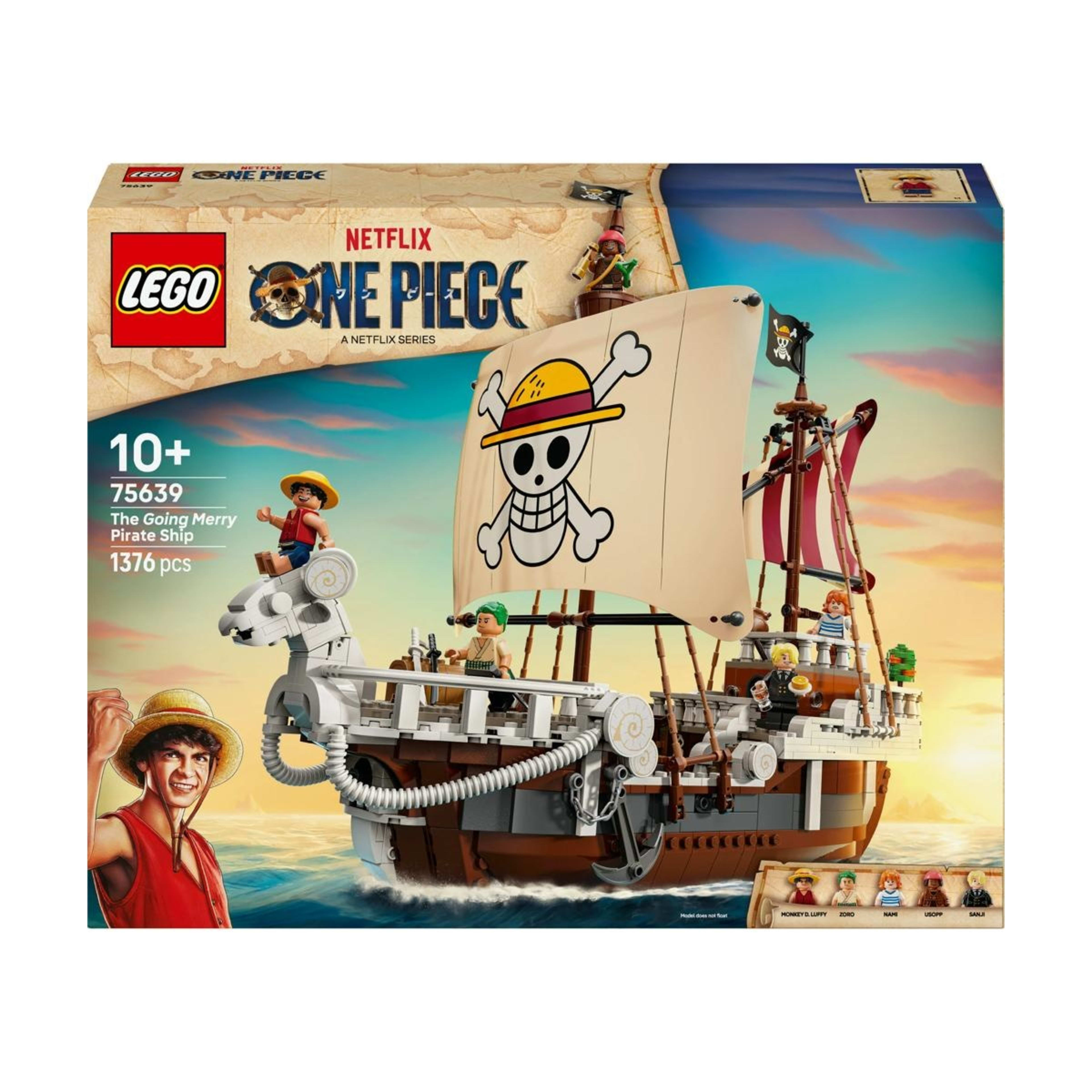 1 LEGO ONE PIECE The Going Merry Pirate Ship 75639, 1 of 10