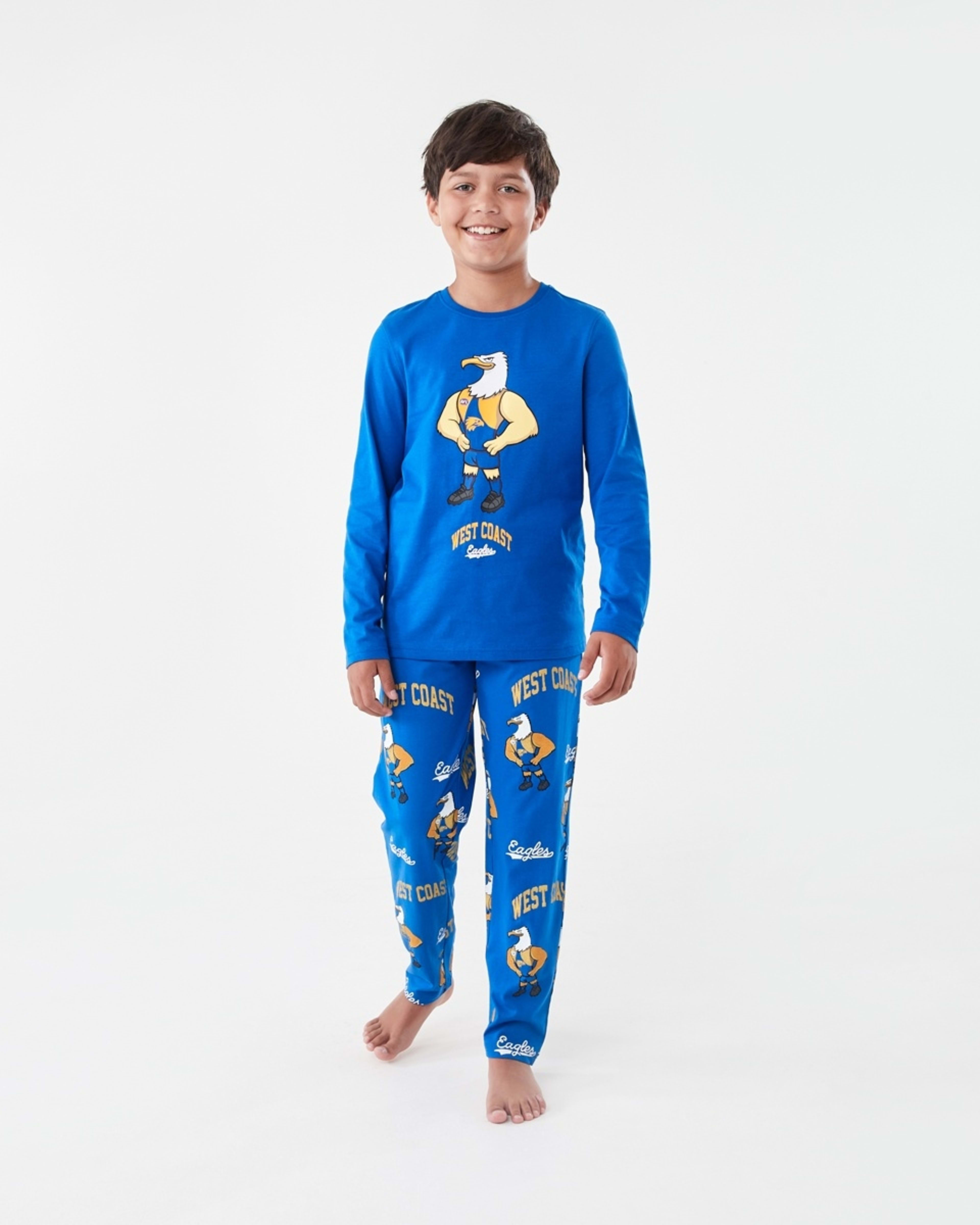 1 Official AFL Kids Pyjama Set West Coast, 1 of 9