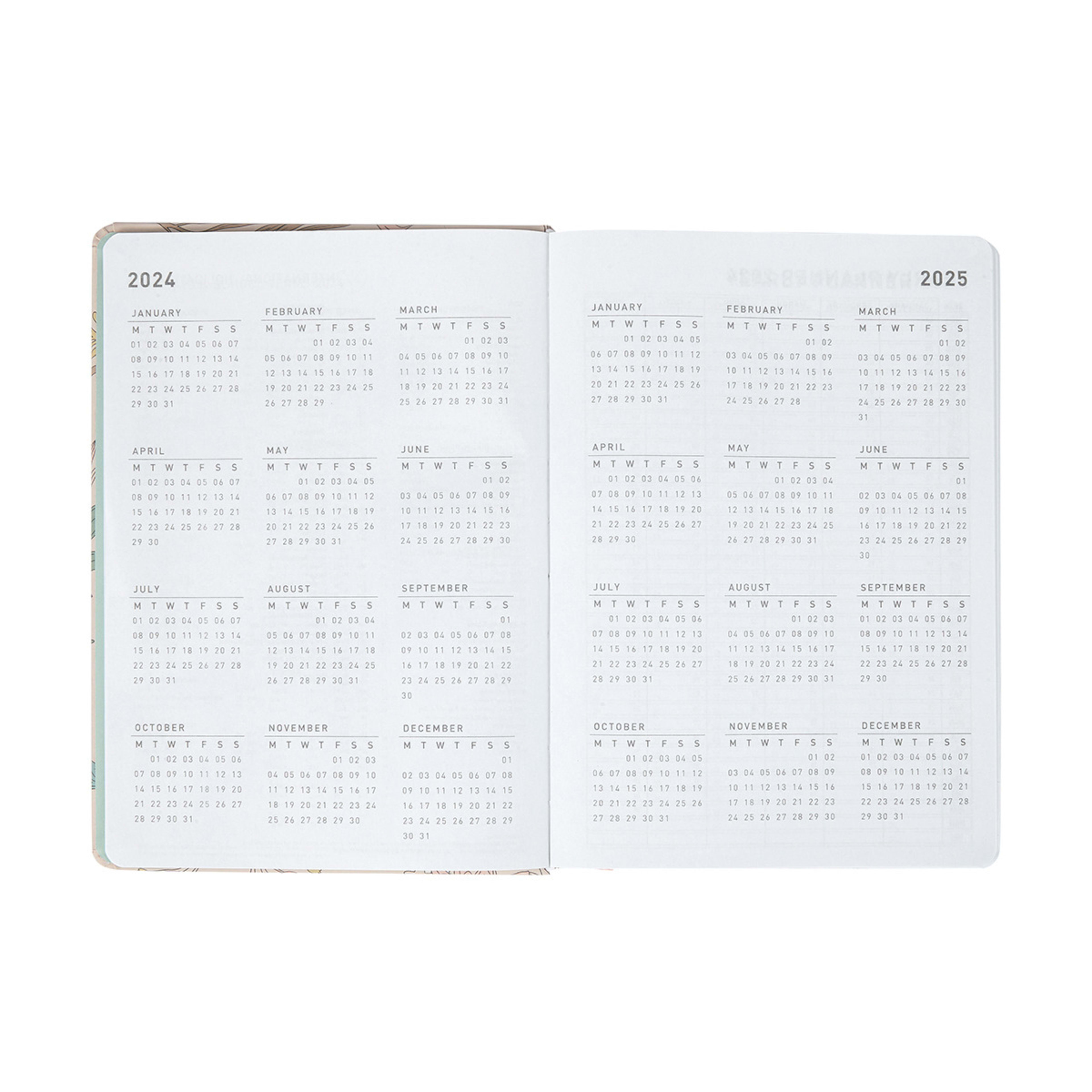 2024 A5 Daily Diary Wildflower Kmart