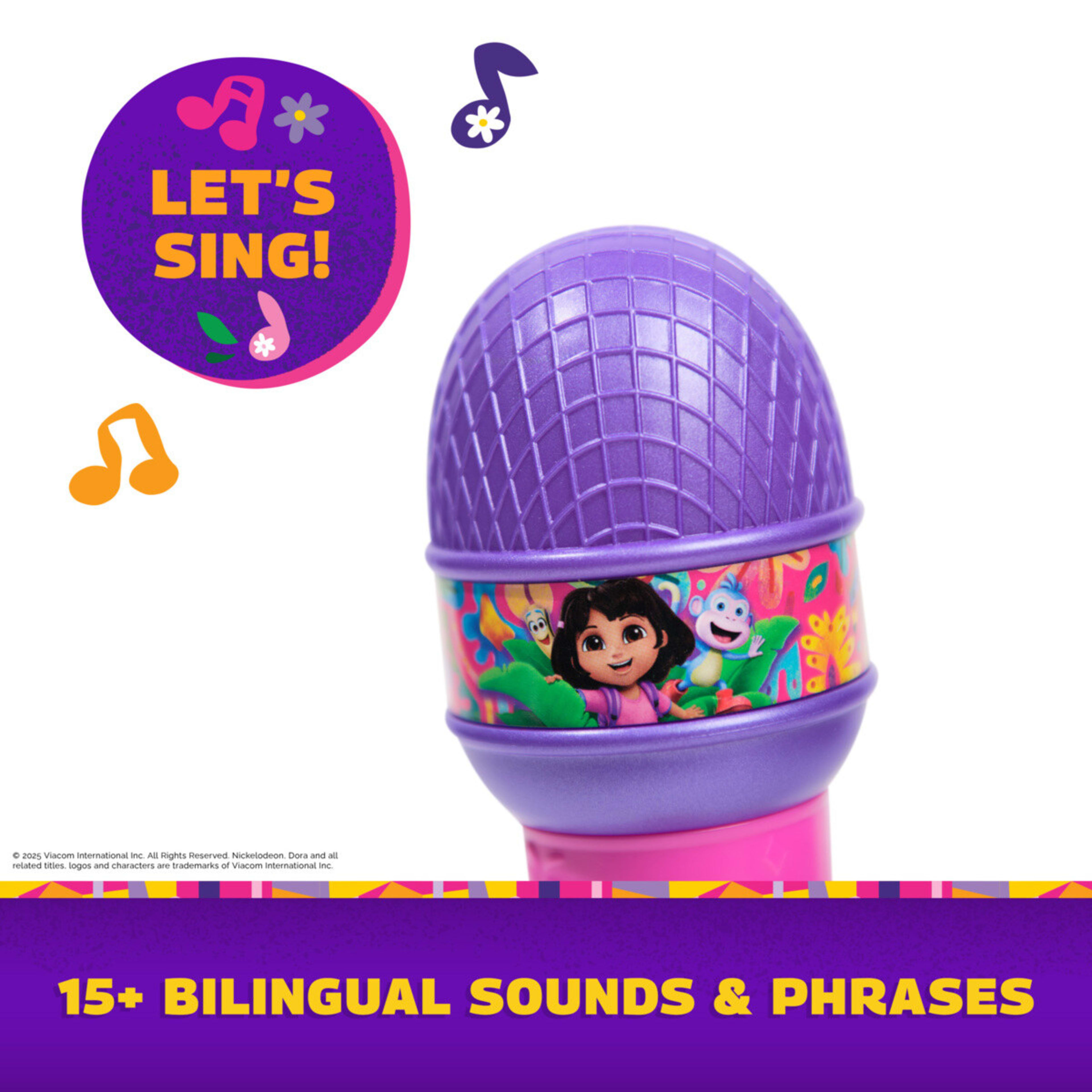 4 Nickelodeon Dora Rainforest Rhythms Microphone, 4 of 8
