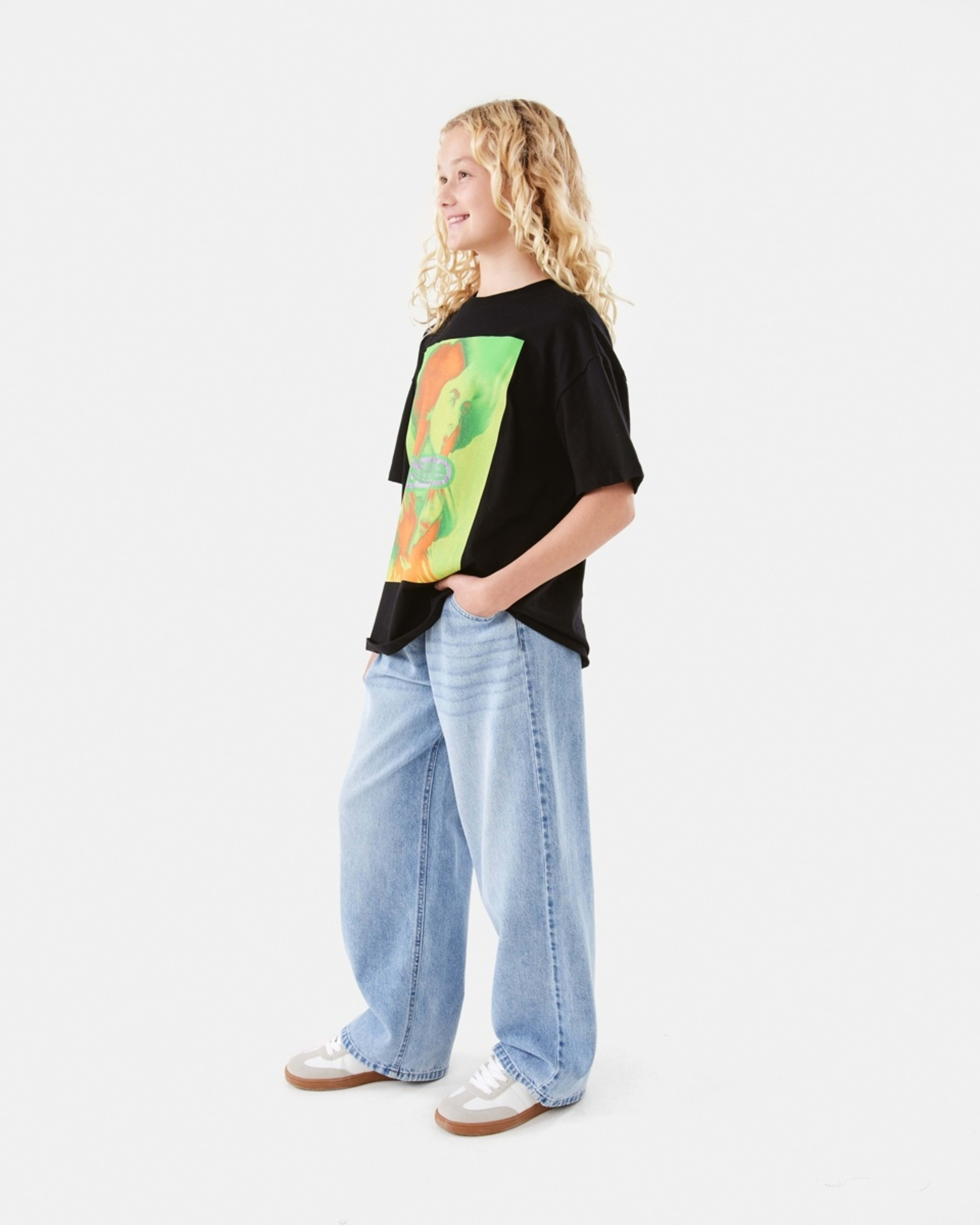 3 Billie Eilish License Oversized T-shirt BILLIE EILISH NEON, 3 of 6