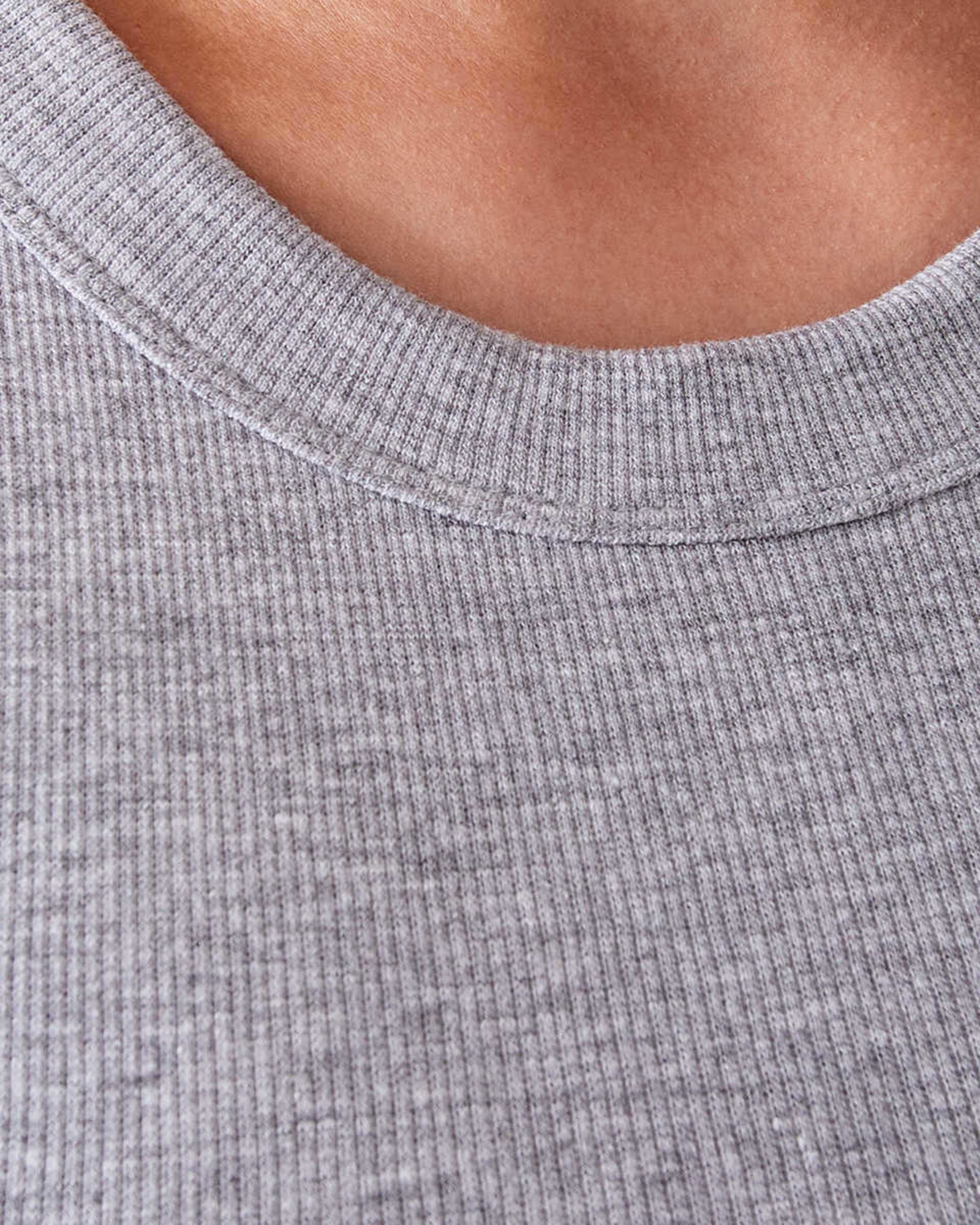 5 Sleeveless Rib Tank Ash Marl, 5 of 6