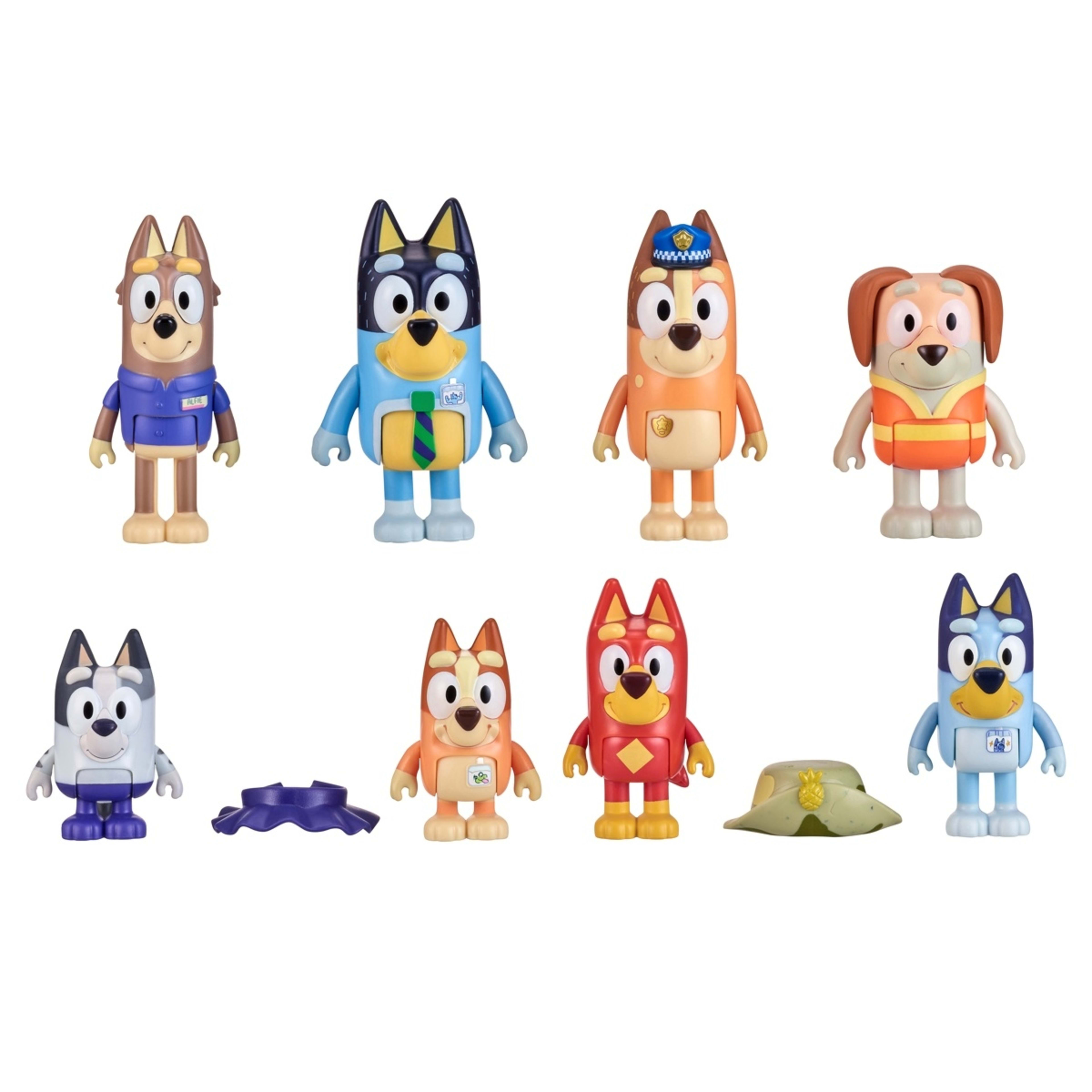 3 8 Pack Bluey’s Family and Friends Figures, 3 of 5