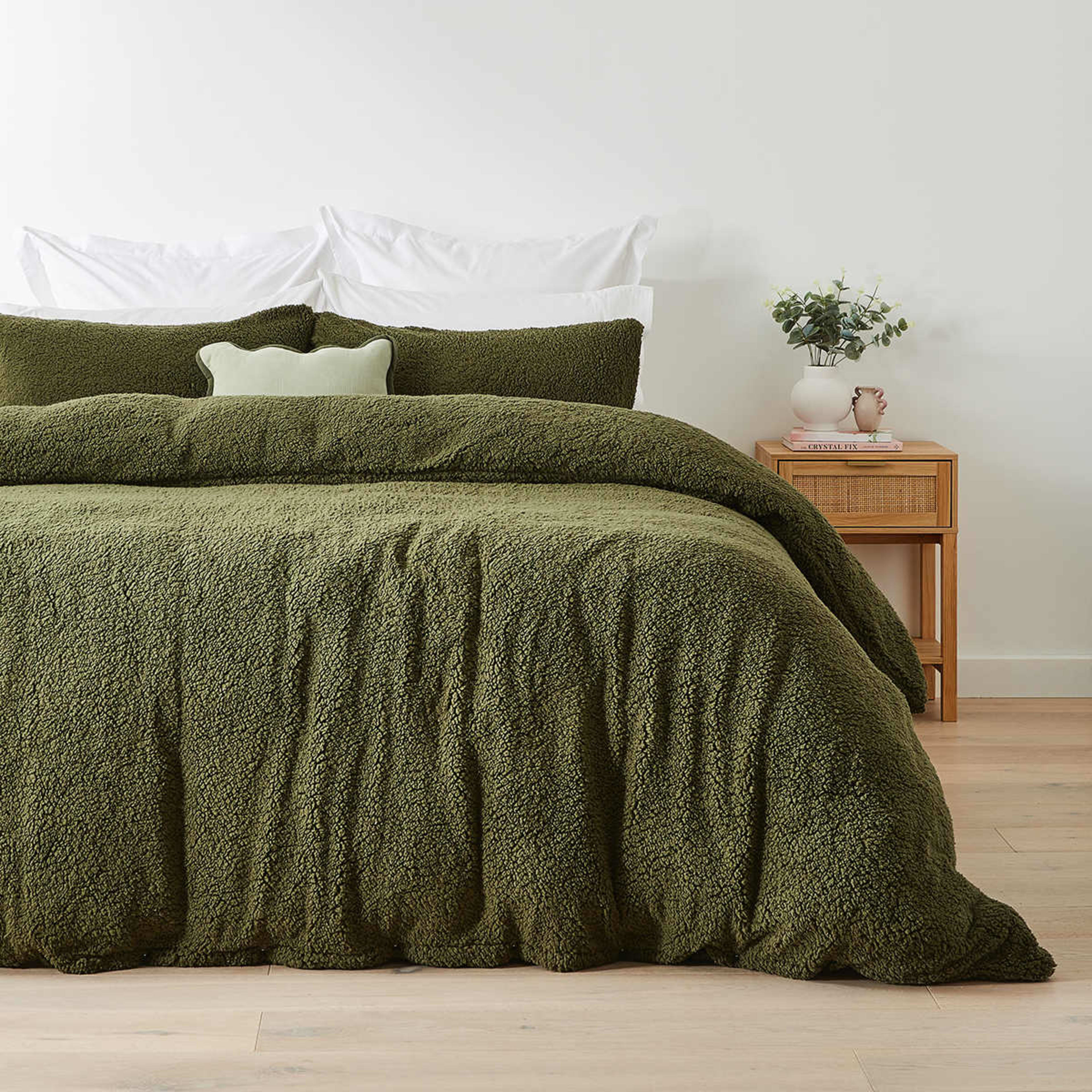 1 Ella Quilt Cover Set - Queen Bed, Forest