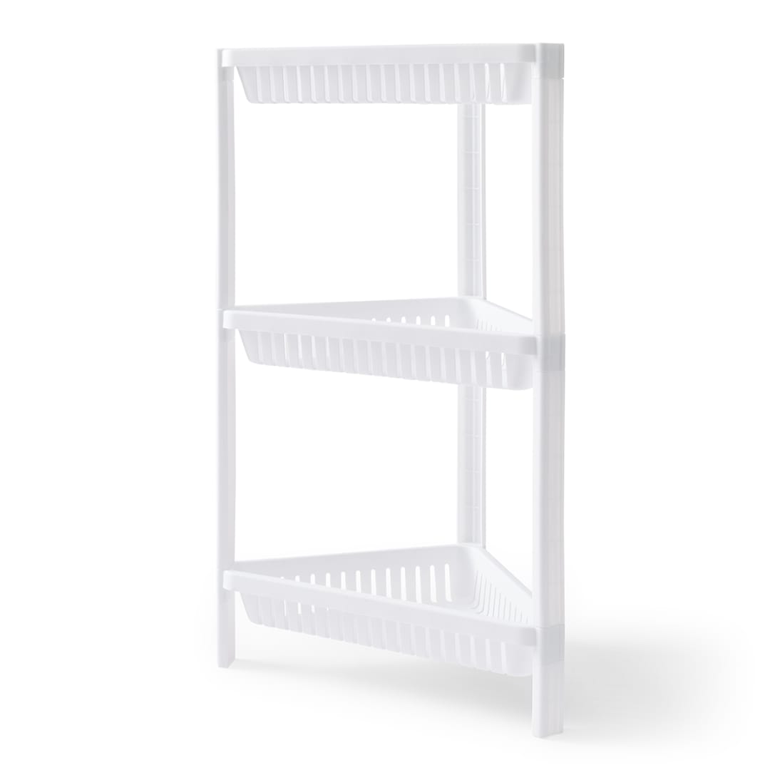 3 Tier Plastic Corner Shelf Kmart