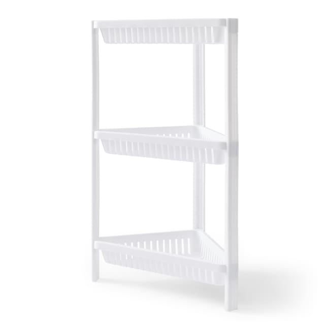 3 Tier Plastic Corner Shelf Kmart