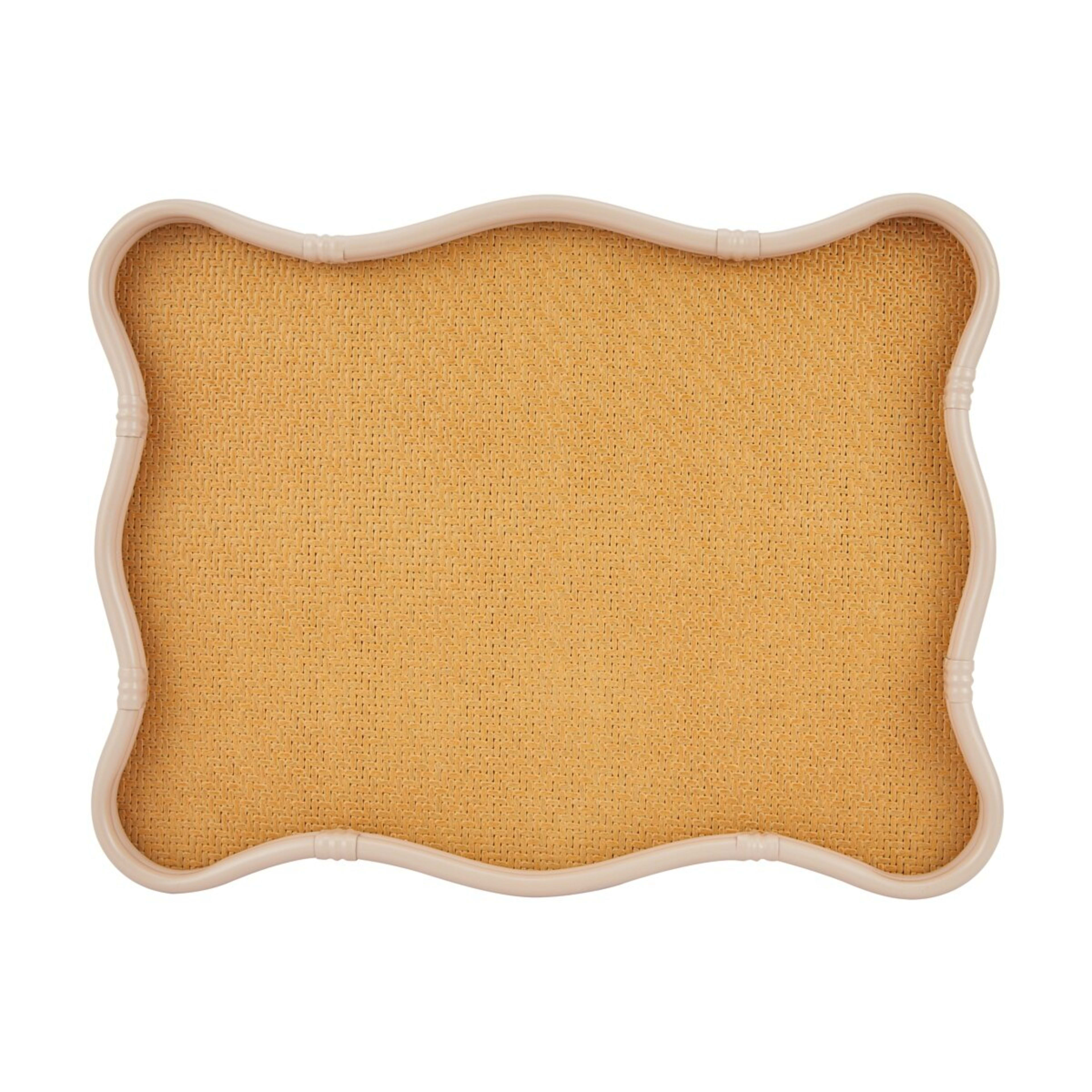 3 Wave Rattan Decor Tray, 3 of 6