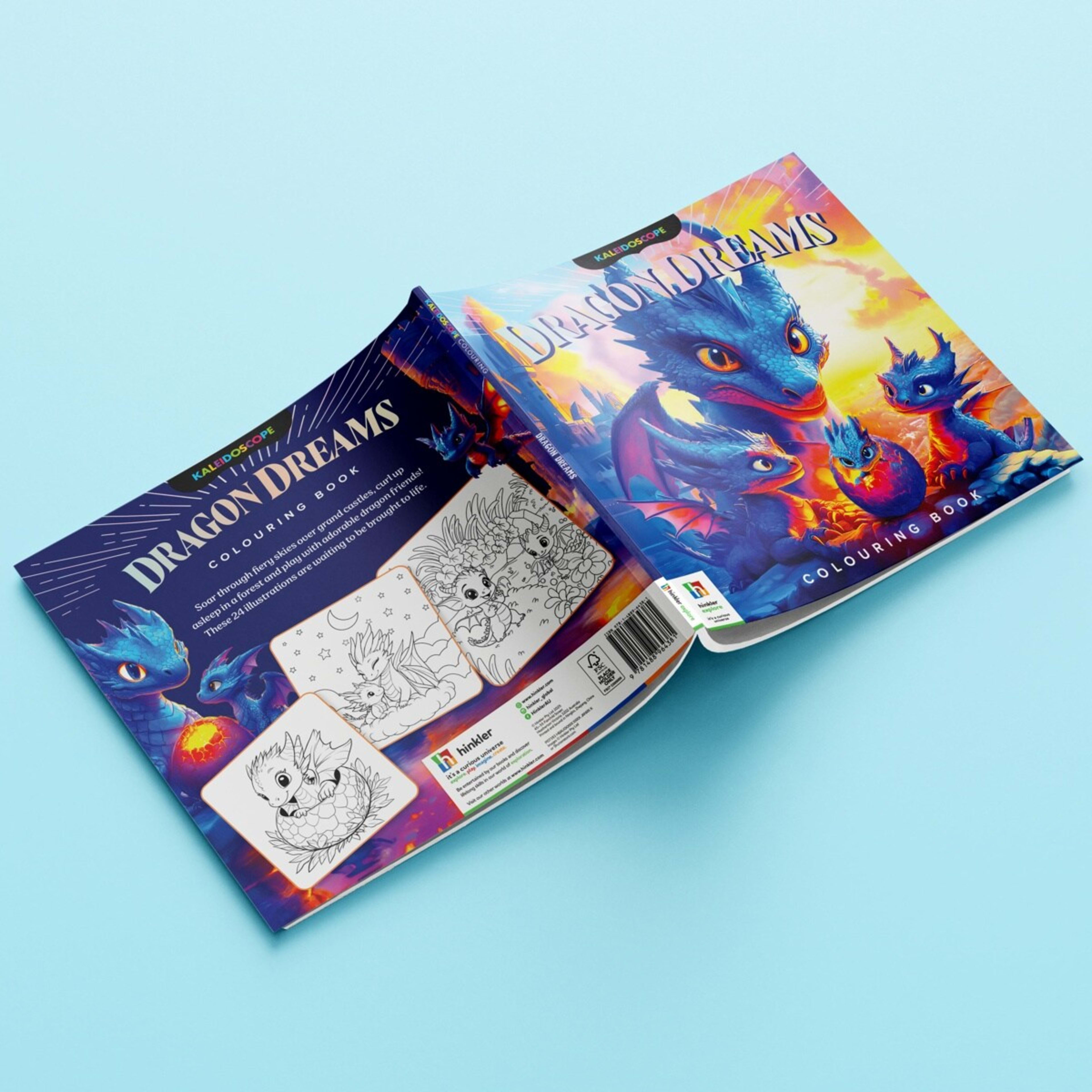 3 Kaleidoscope: Dragon Dreams Colouring Book, 3 of 4