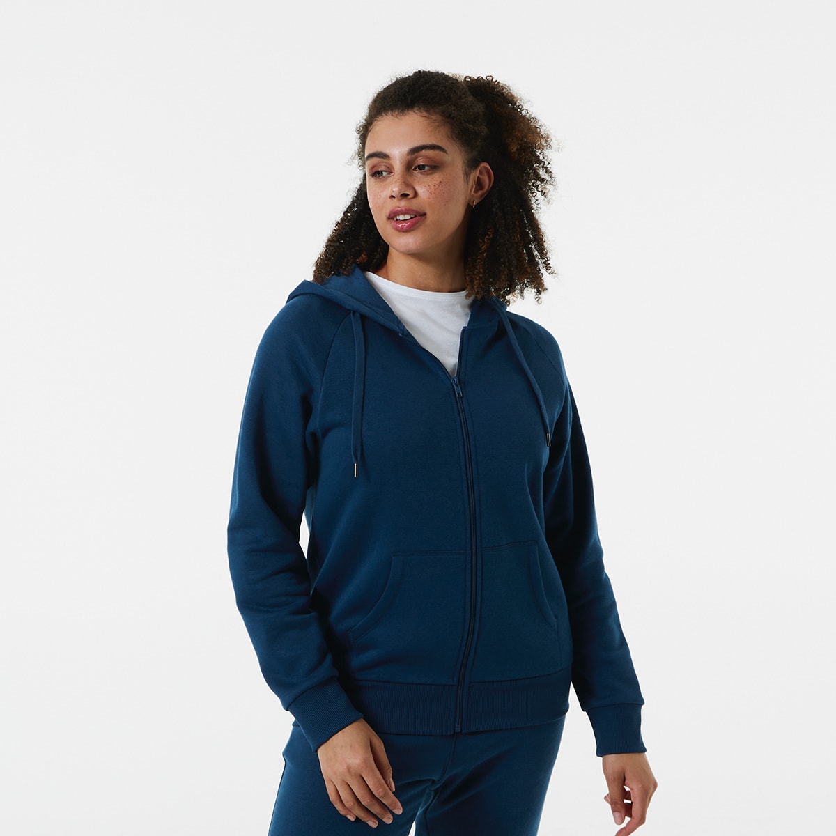 Active Womens Core Zip Through Hoodie Kmart