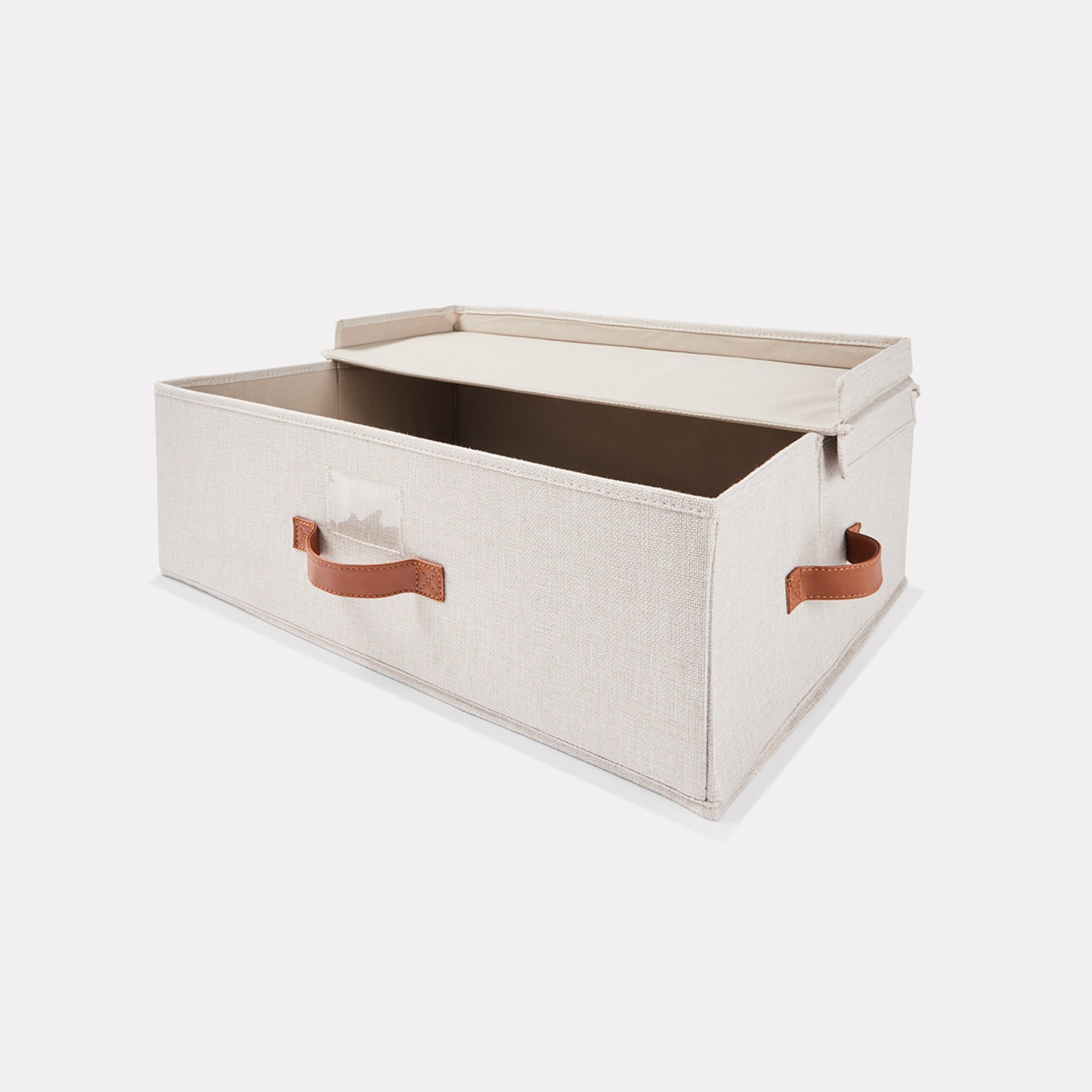 Linen Look Underbed Storage Box Kmart