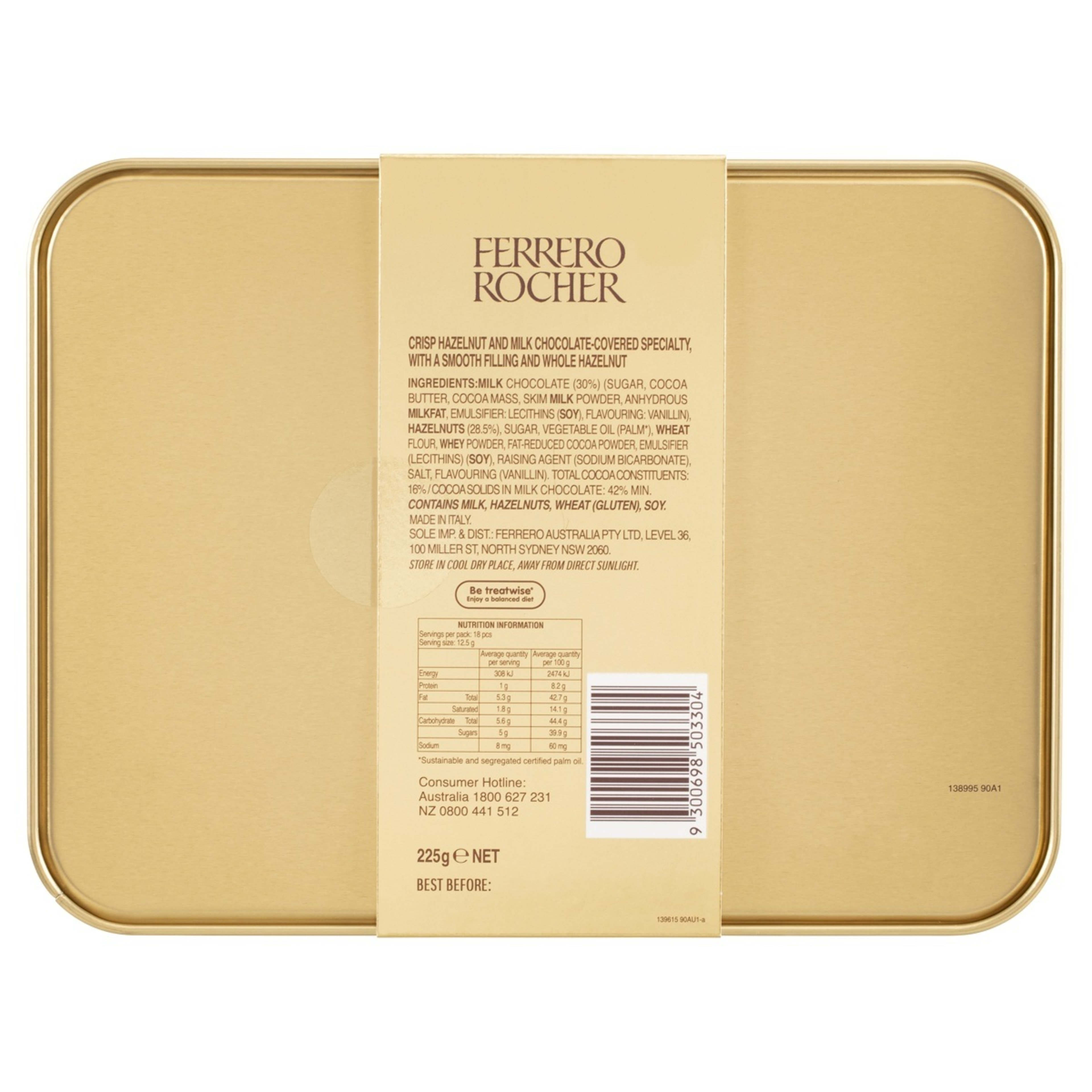 2 18 Piece Ferrero Rocher Tin 225g, 2 of 5