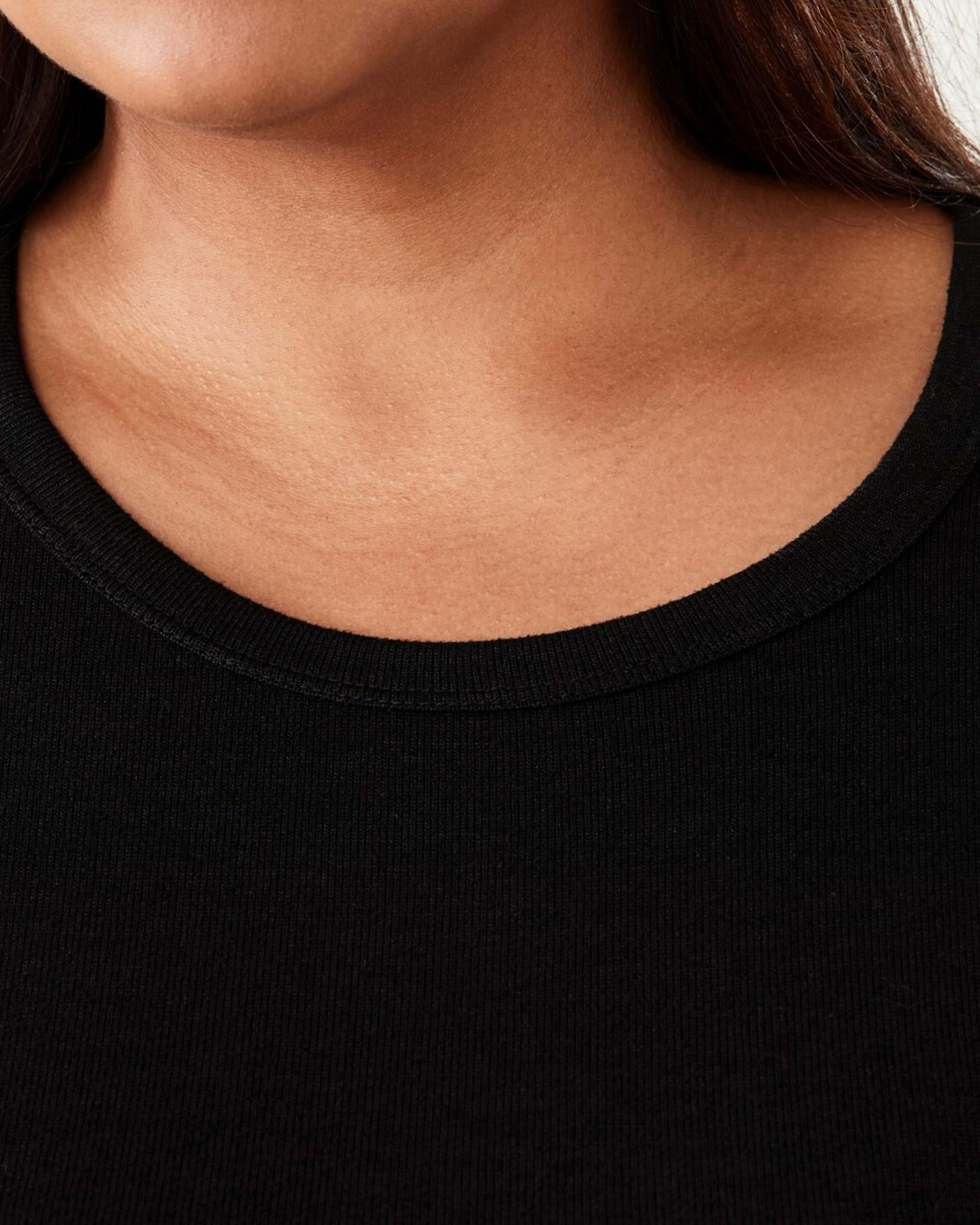 5 Curve Asymmetrical Long Sleeve Top Black, 5 of 6