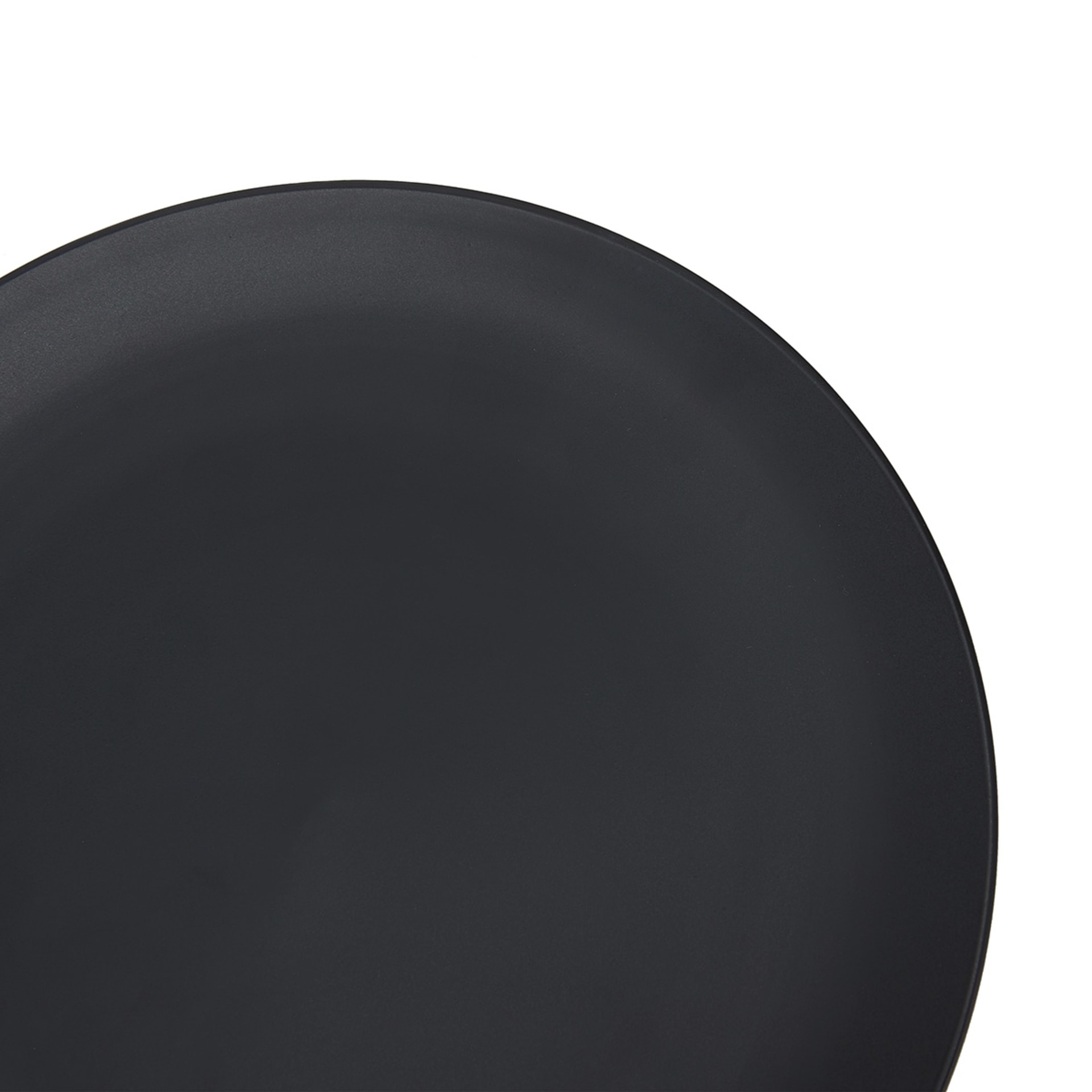 Matte Black Dinner Plate - Kmart