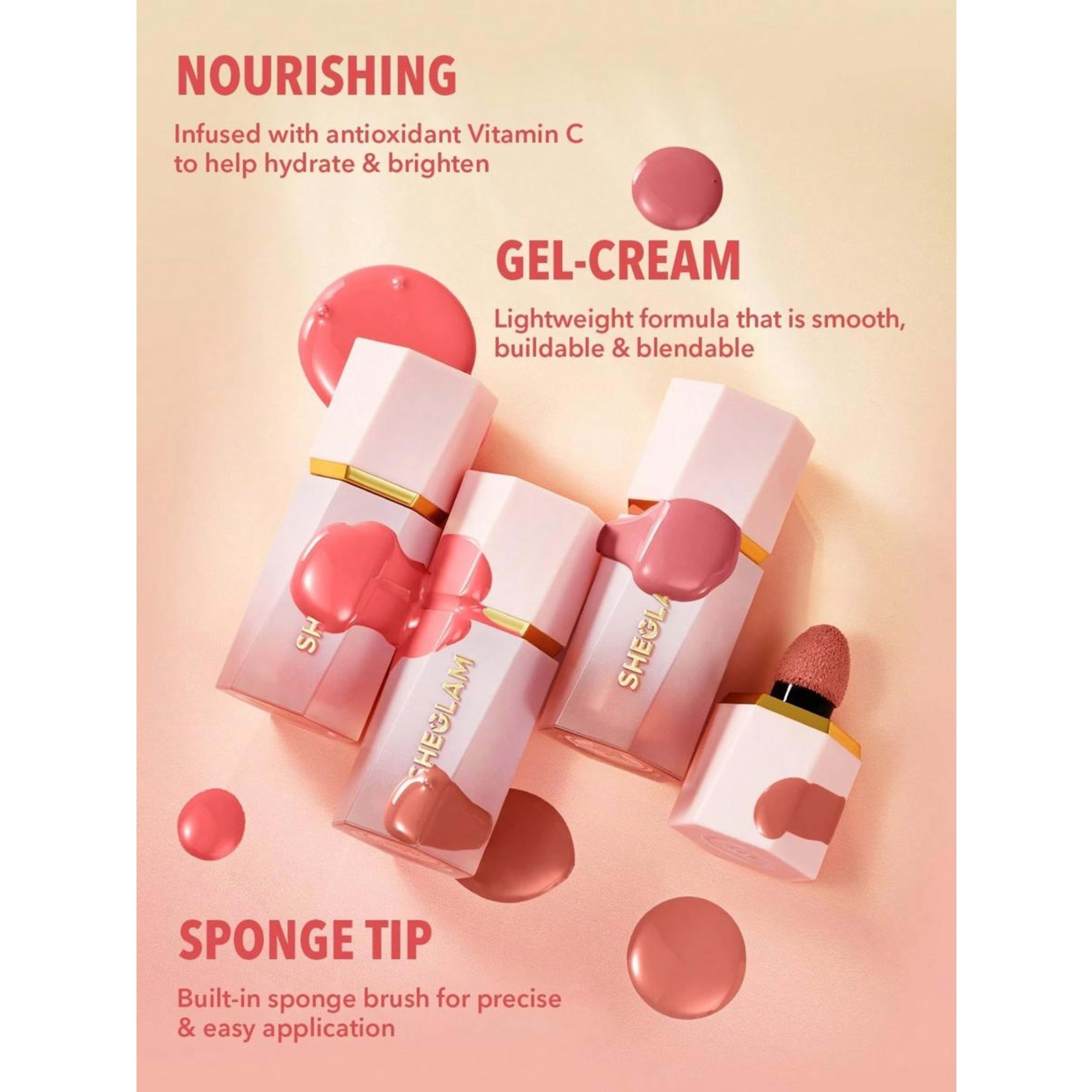 3 SHEGLAM Color Bloom Liquid Blush - Cutie Pie, 3 of 6