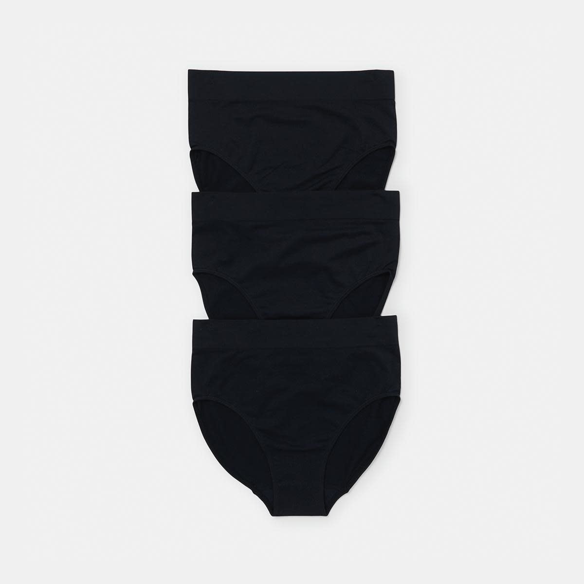3 Pack Ultra Smooth Seamfree Full Briefs Kmart