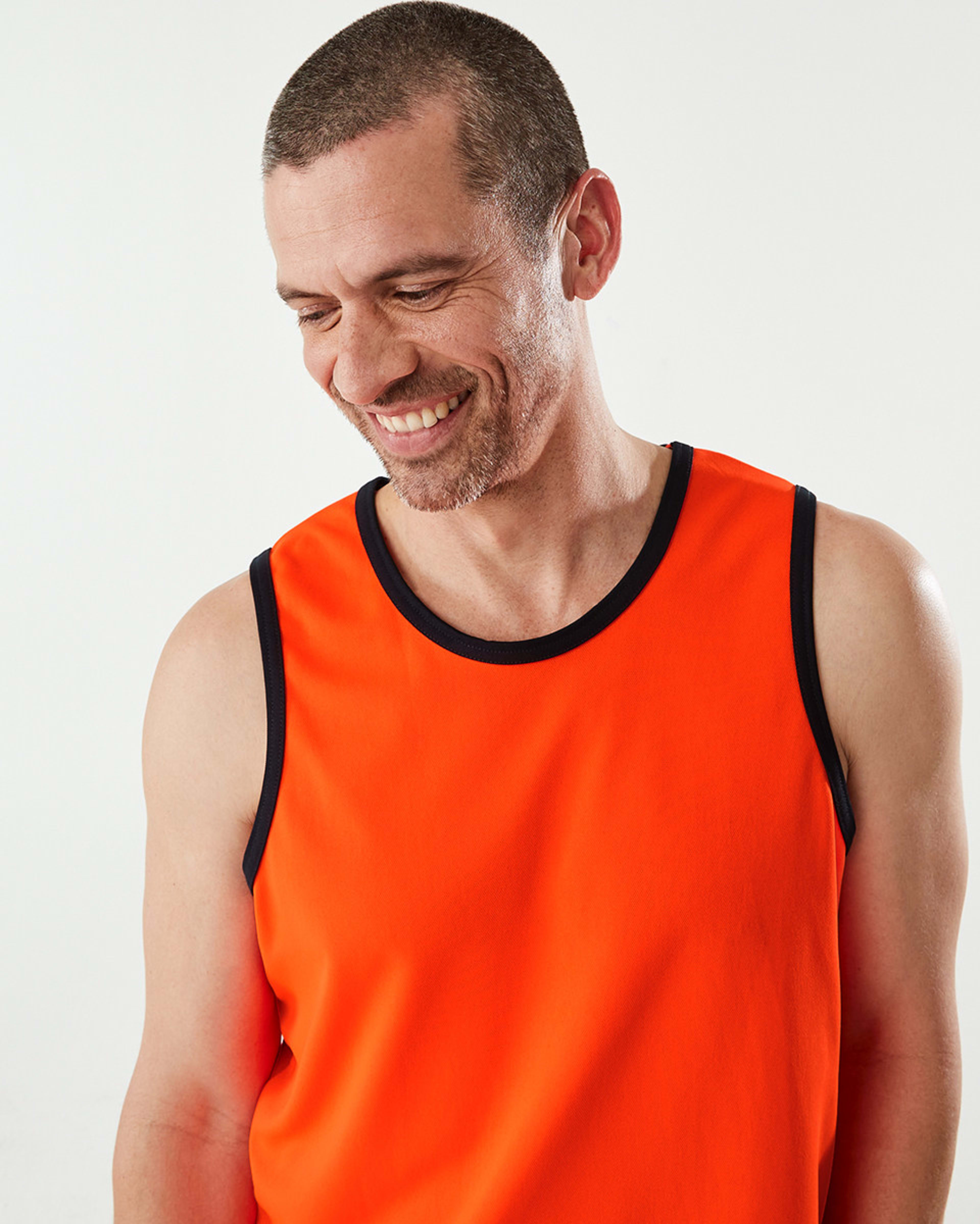Workwear Fluorescent Industrial Singlet Kmart