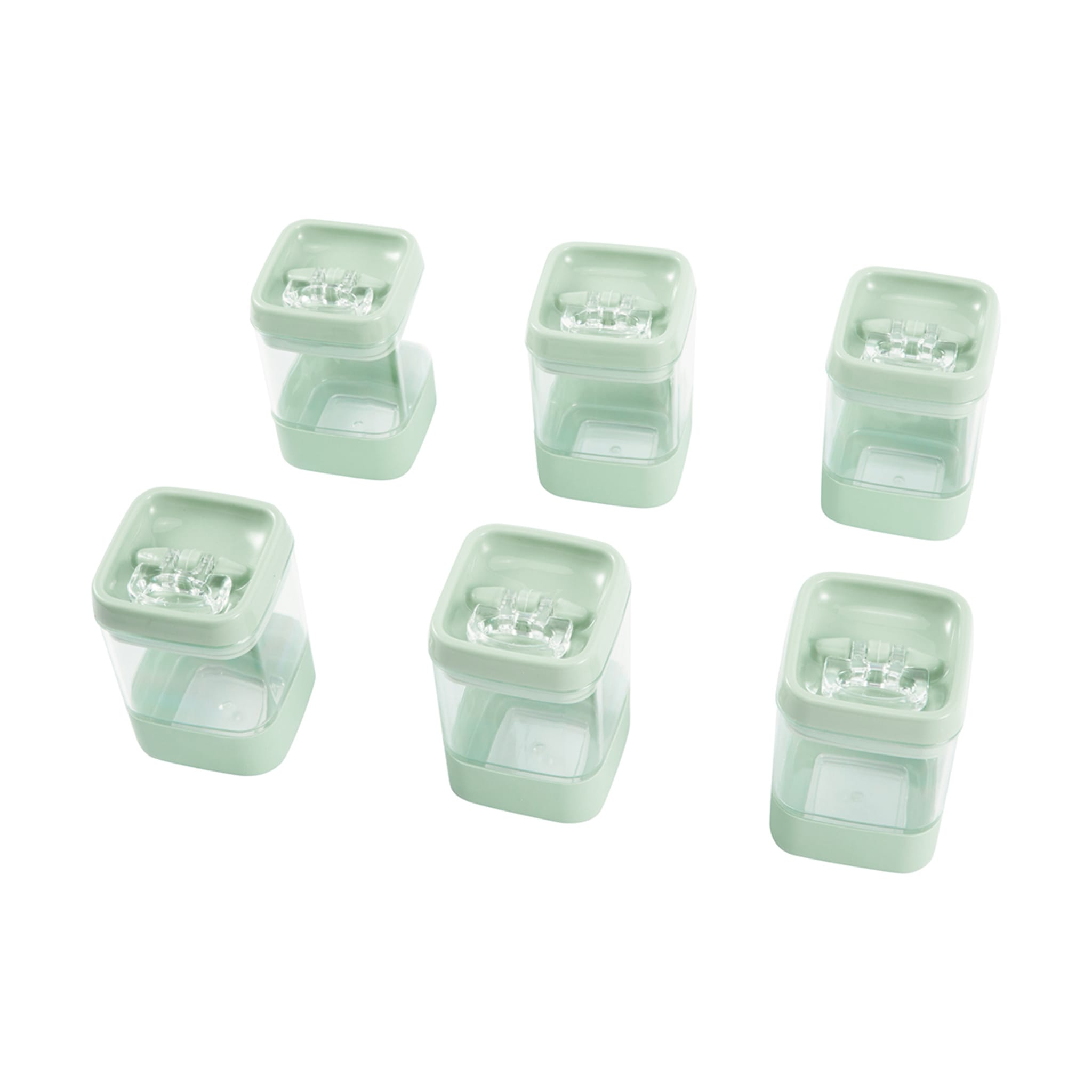 Set of 6 150ml Flip Lock Containers Kmart