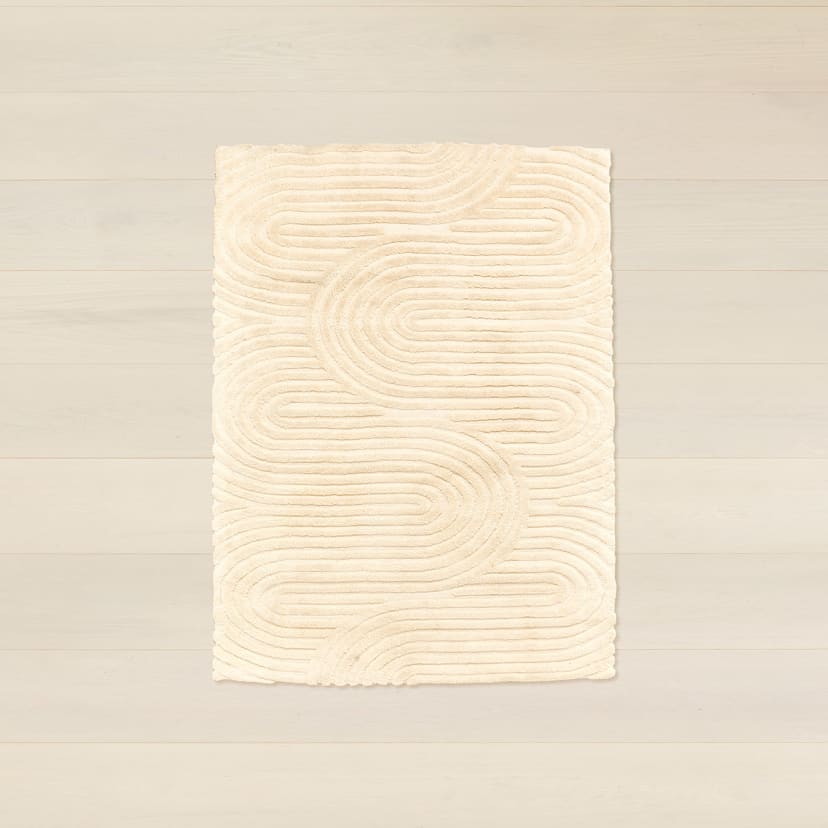 Arch Rug Cream, Extra Large 270cm x 180cm Kmart