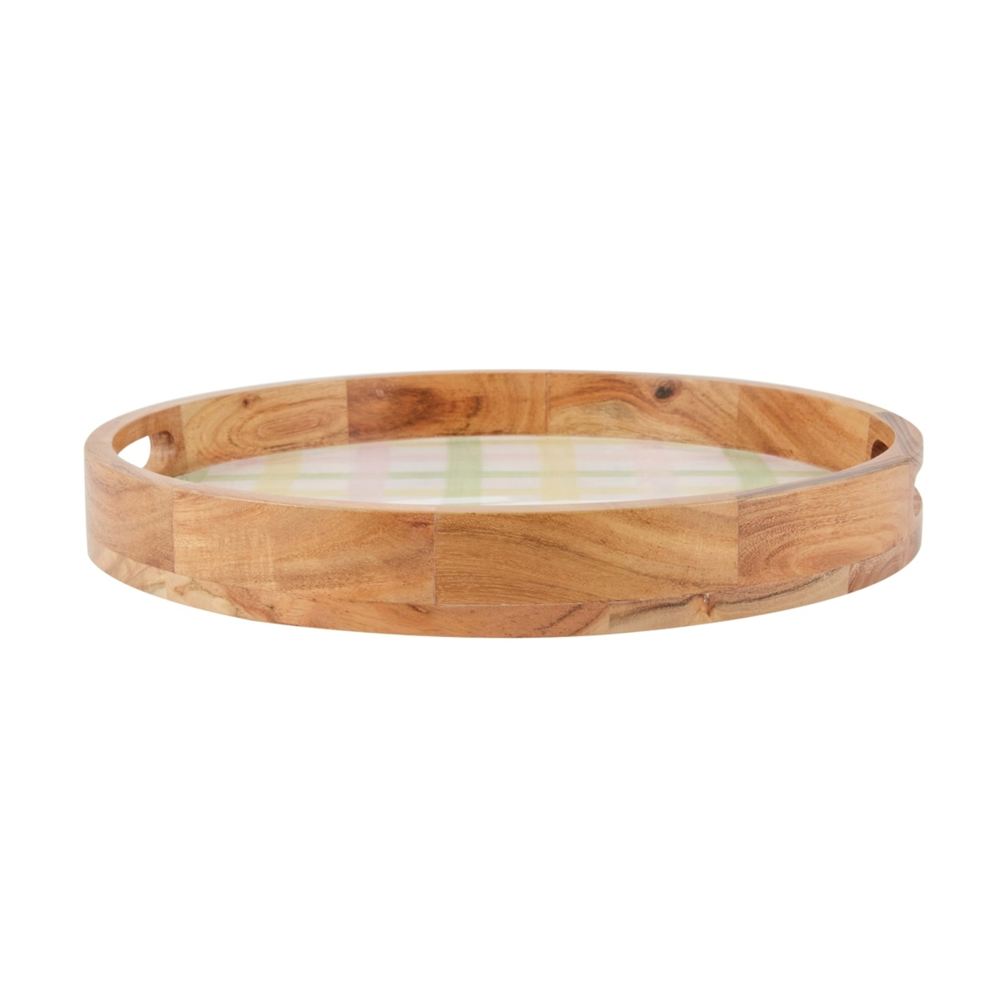 2 Check Enamel Tray, 2 of 5