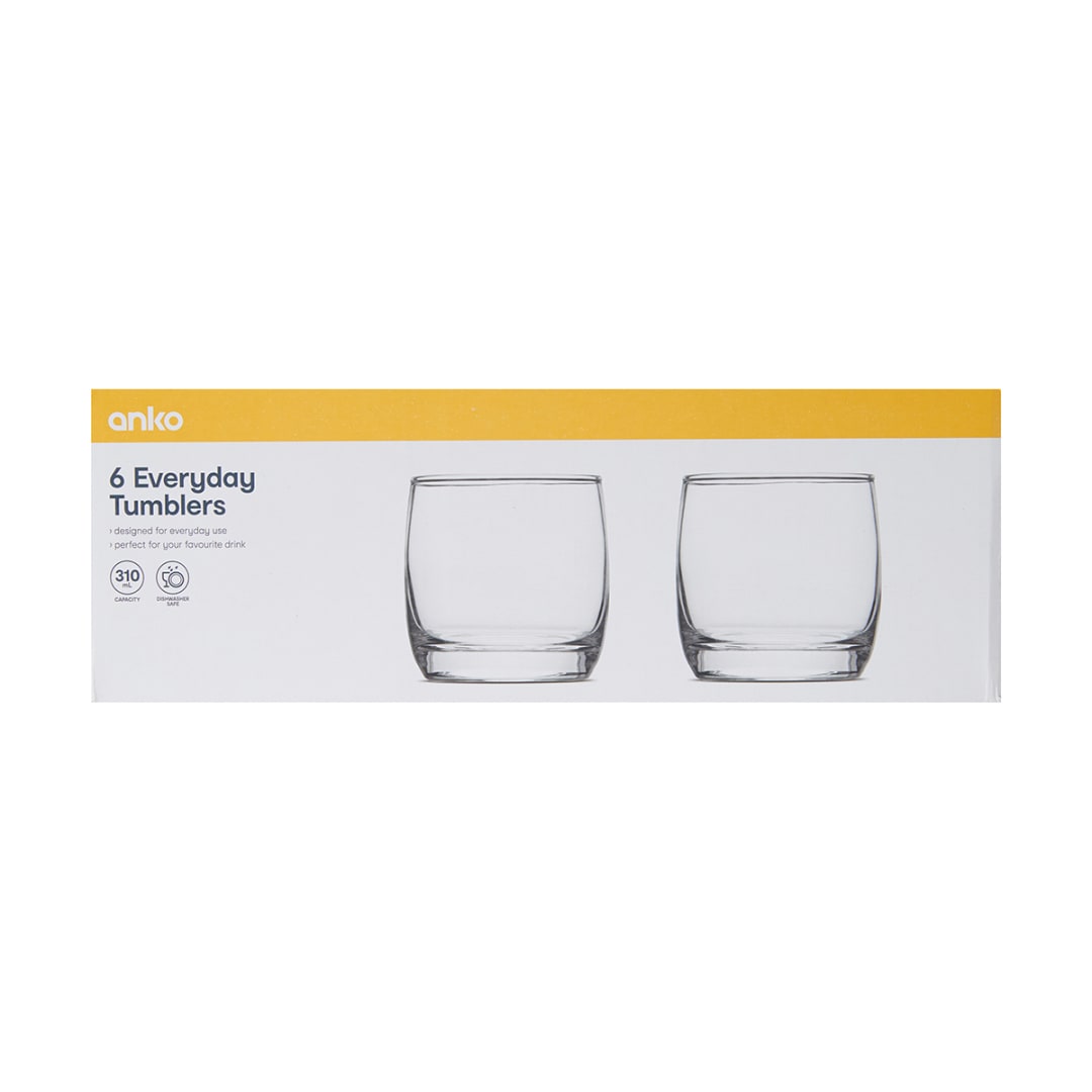 6 Everyday Tumblers Kmart