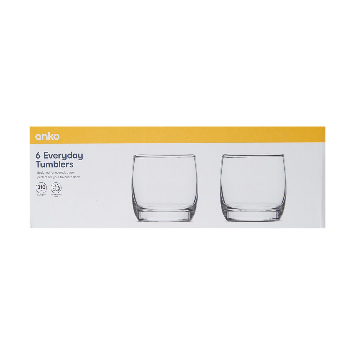 6 Everyday Tumblers Kmart