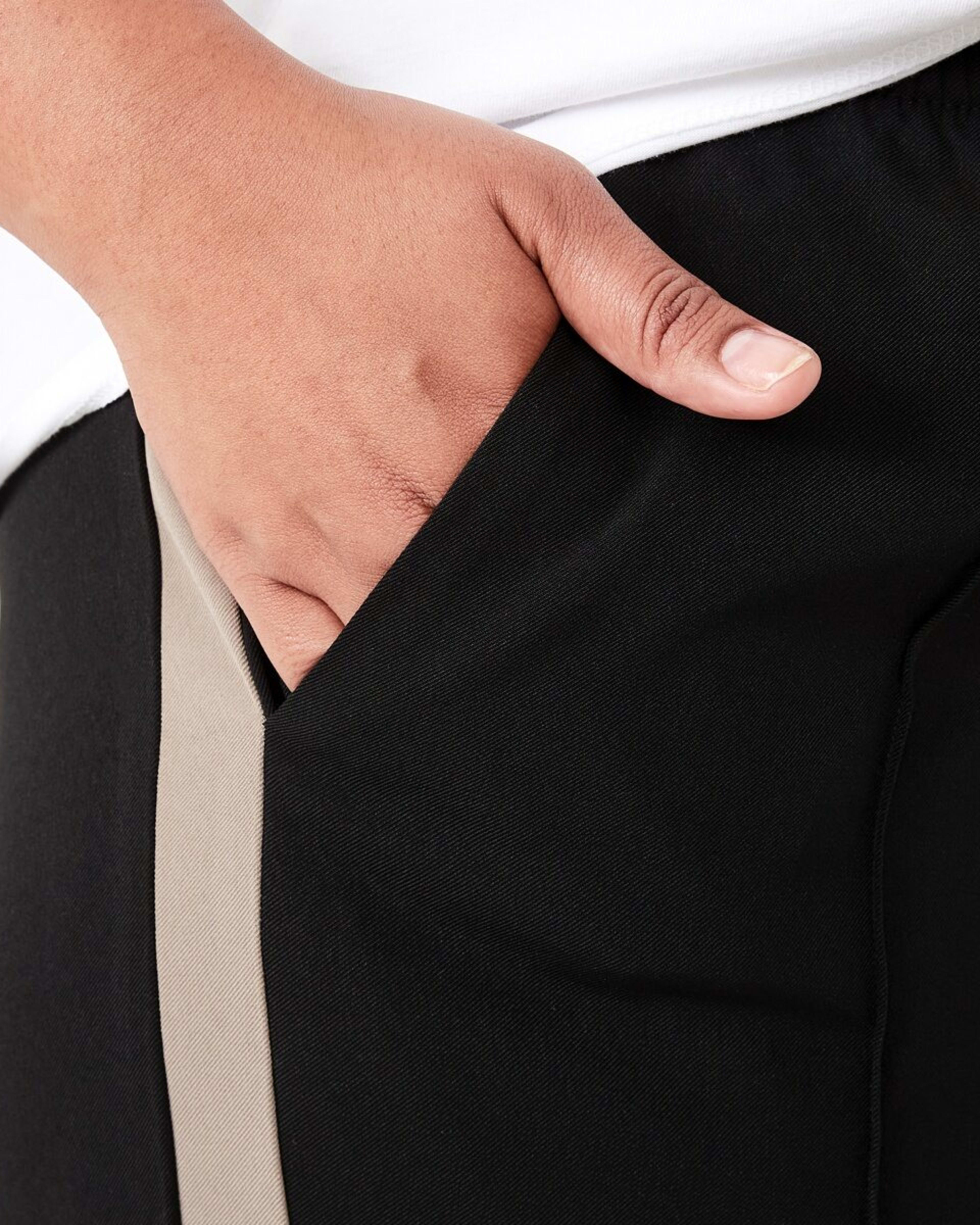 5 Curve Side Stripe Pants Black, 5 of 6